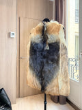 Vintage Golden Shadow Fox Fur Vest – Small -041