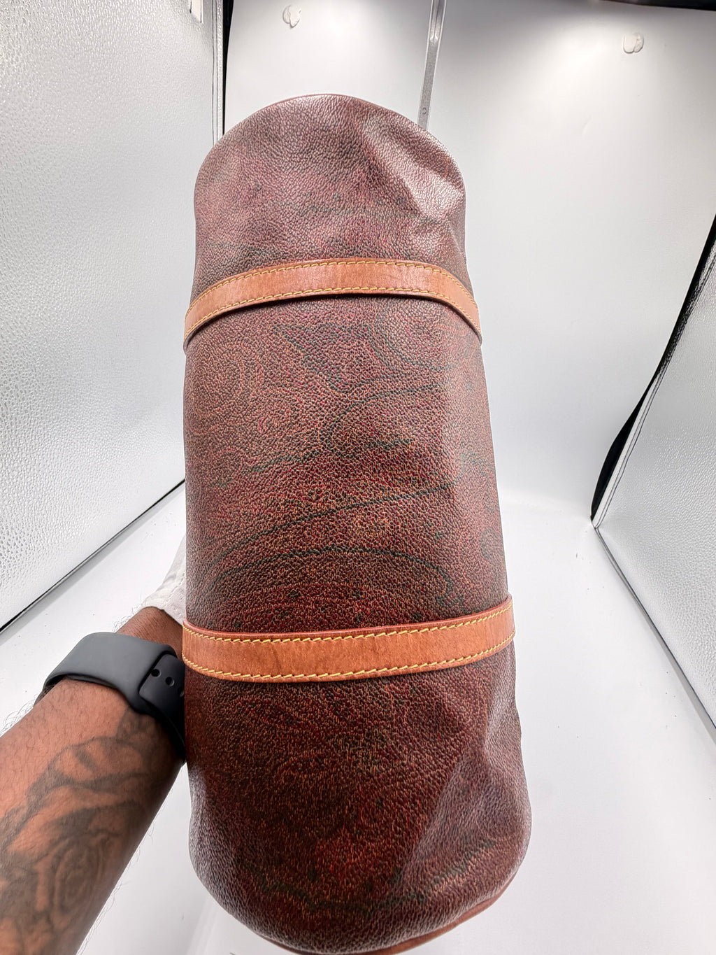 Etro Paisley Barrel Bag