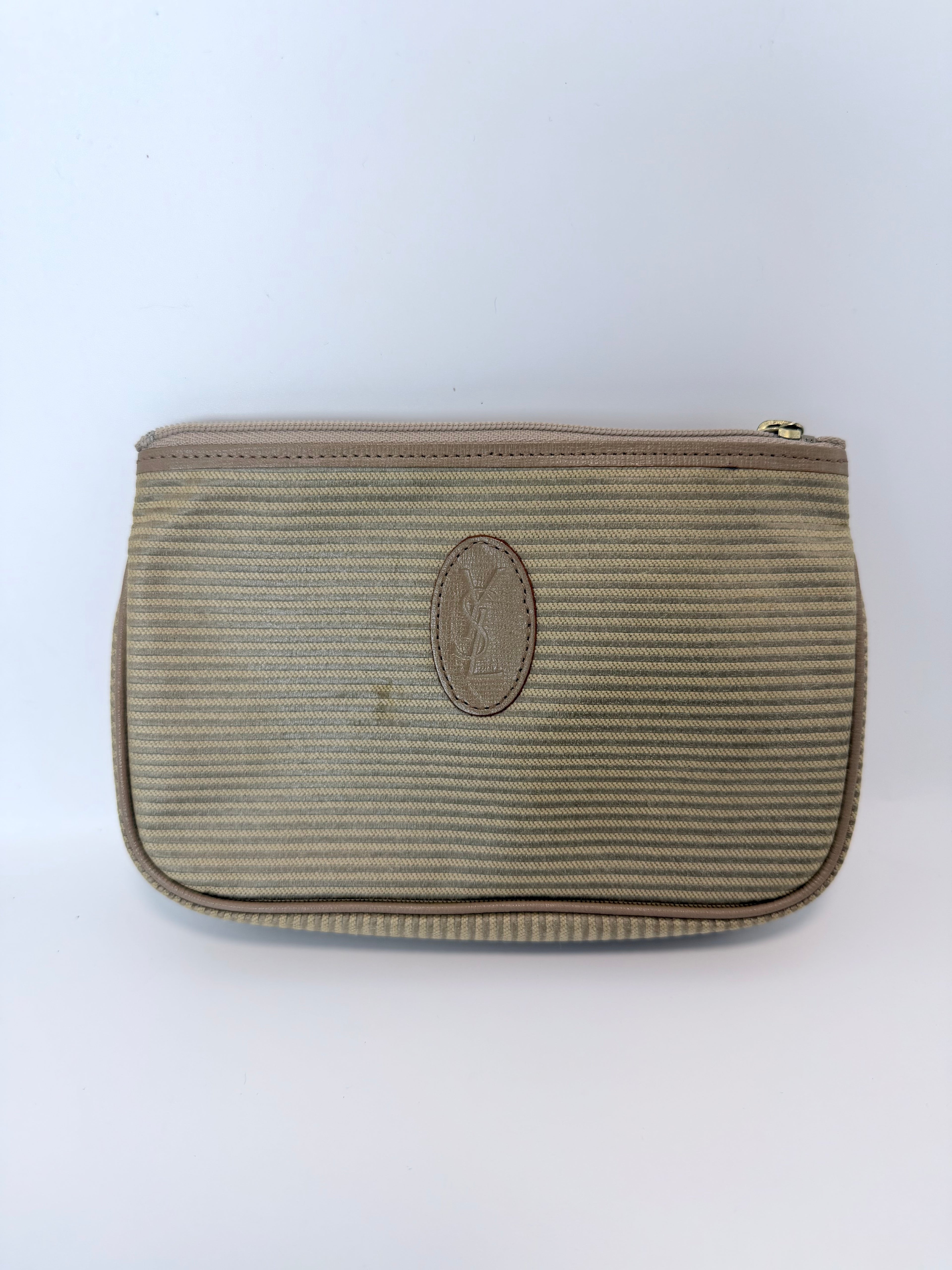 Yves Saint Laurent (YSL) Vintage Cosmetic/Accessory Pouch