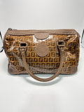 Fendi Vintage Zucca Coated Canvas Boston Bag (Small)