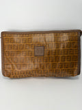 Vintage Fendi Zucca Canvas Pouch / Clutch