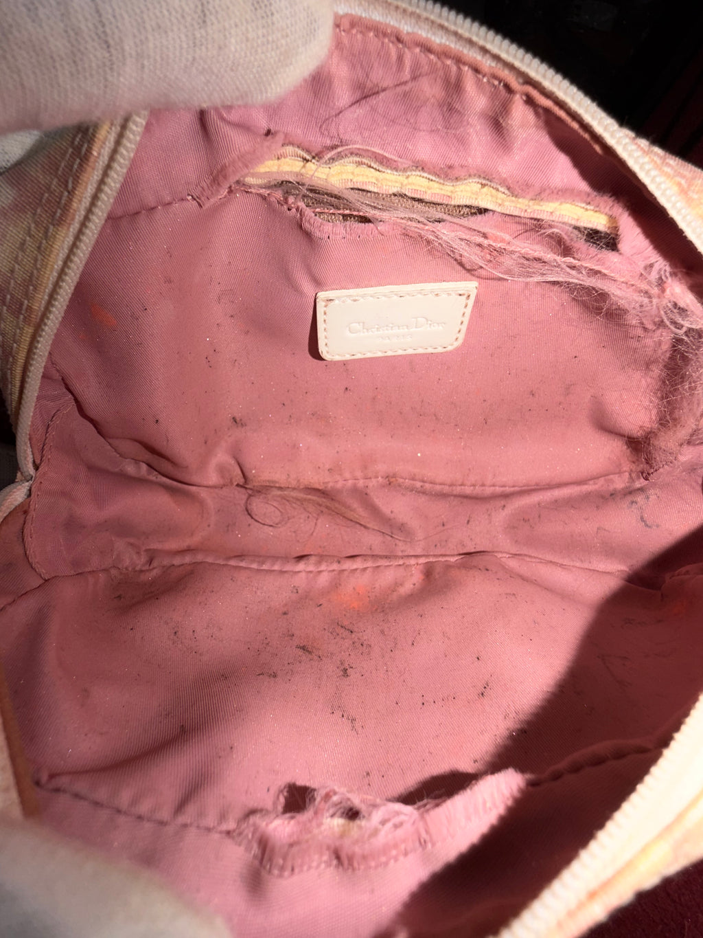 Christian Dior Pink Trotter No. 1 Cosmetic Pouch / Small Vanity Case