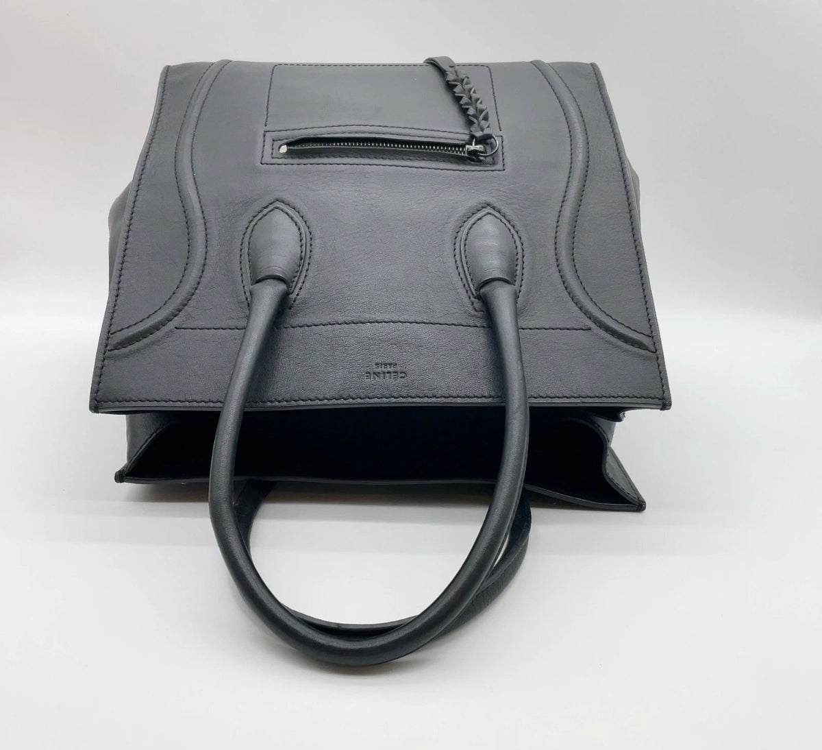 Celine Phantom Luggage Tote – Black Leather