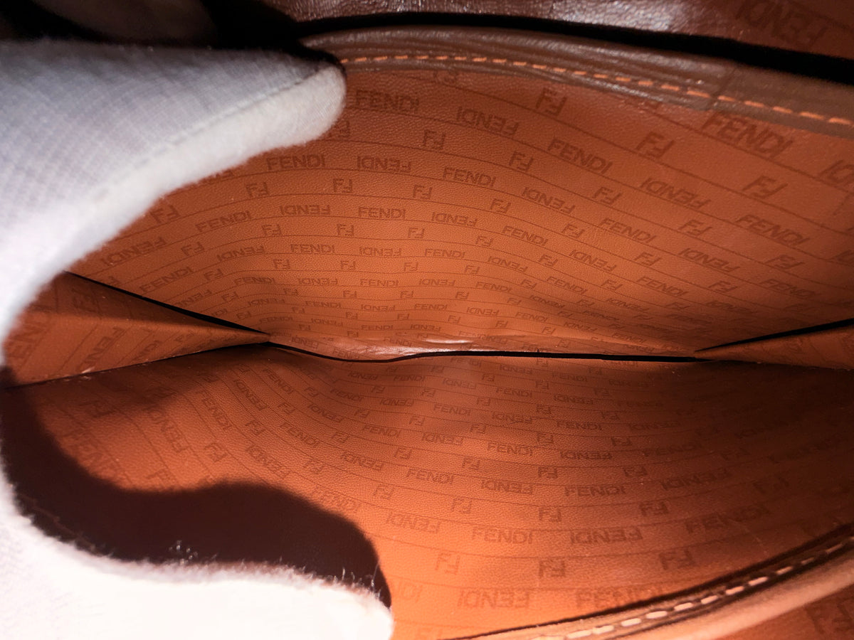 Fendi Zucca Monogram Wristlet Clutch