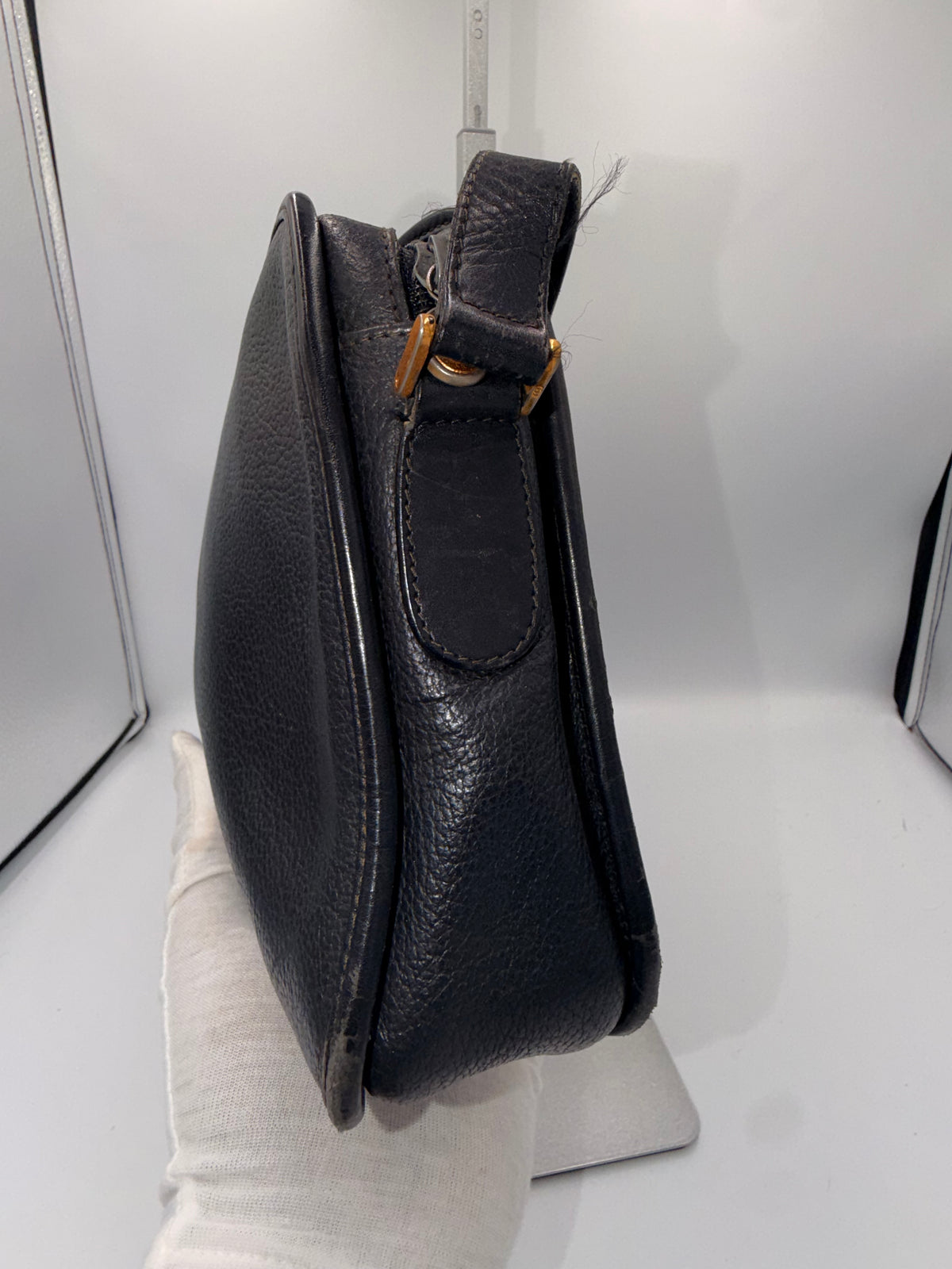 Gucci Black Leather Shoulder Bag