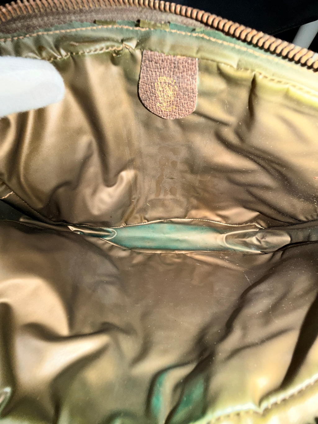 Gucci GG Supreme Web Wristlet Clutch