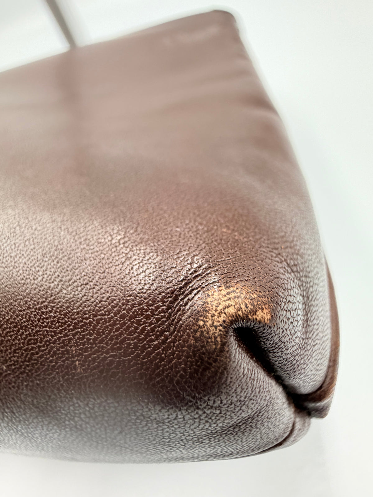 Givenchy Brown Leather 4G Logo Clutch