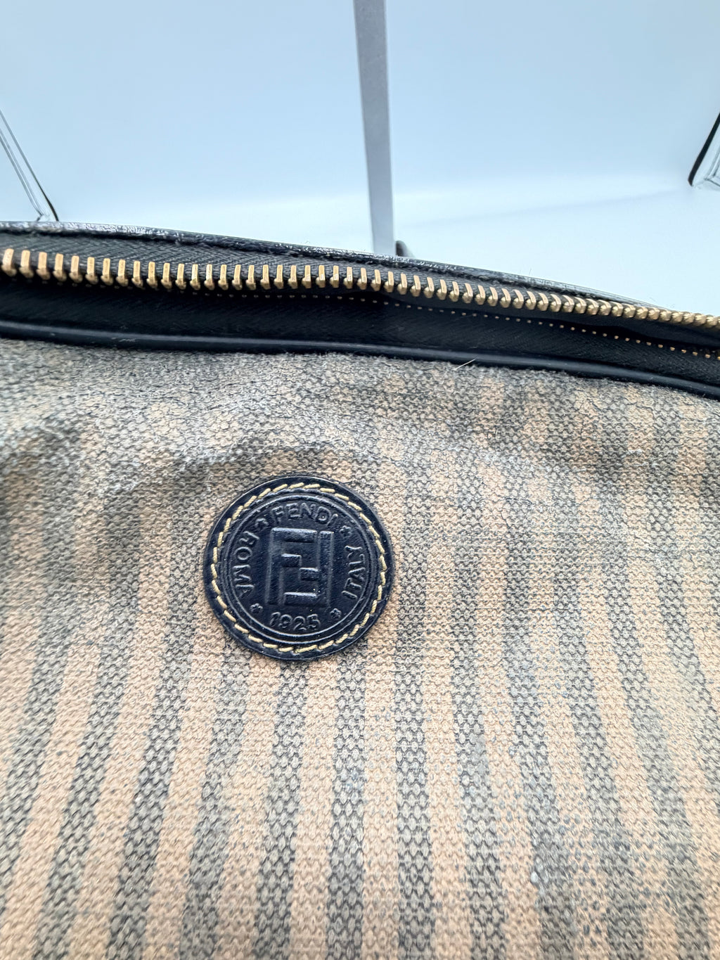 Fendi Pequin Stripe Crossbody