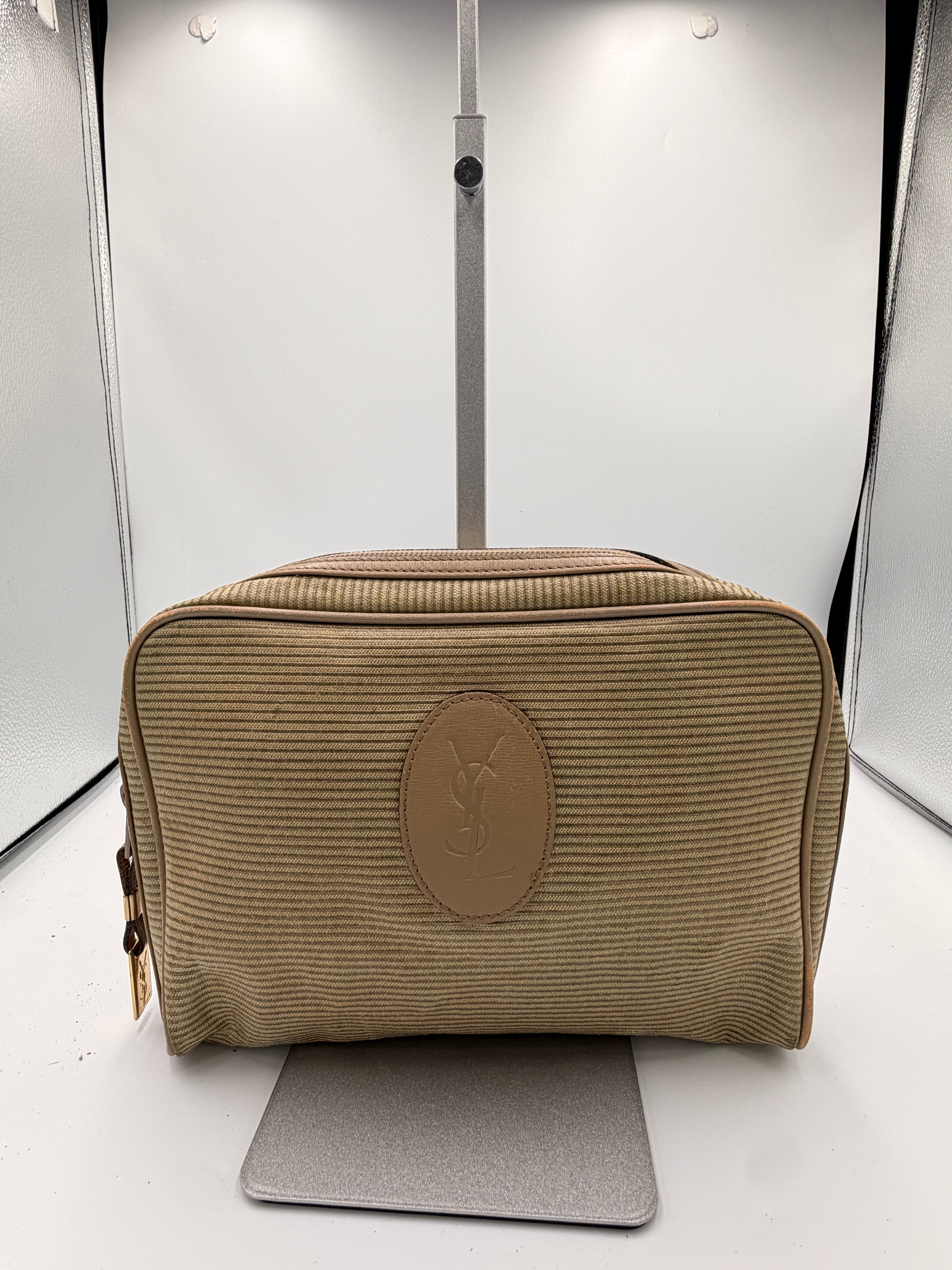 Yves Saint Laurent Canvas Cosmetic Pouch