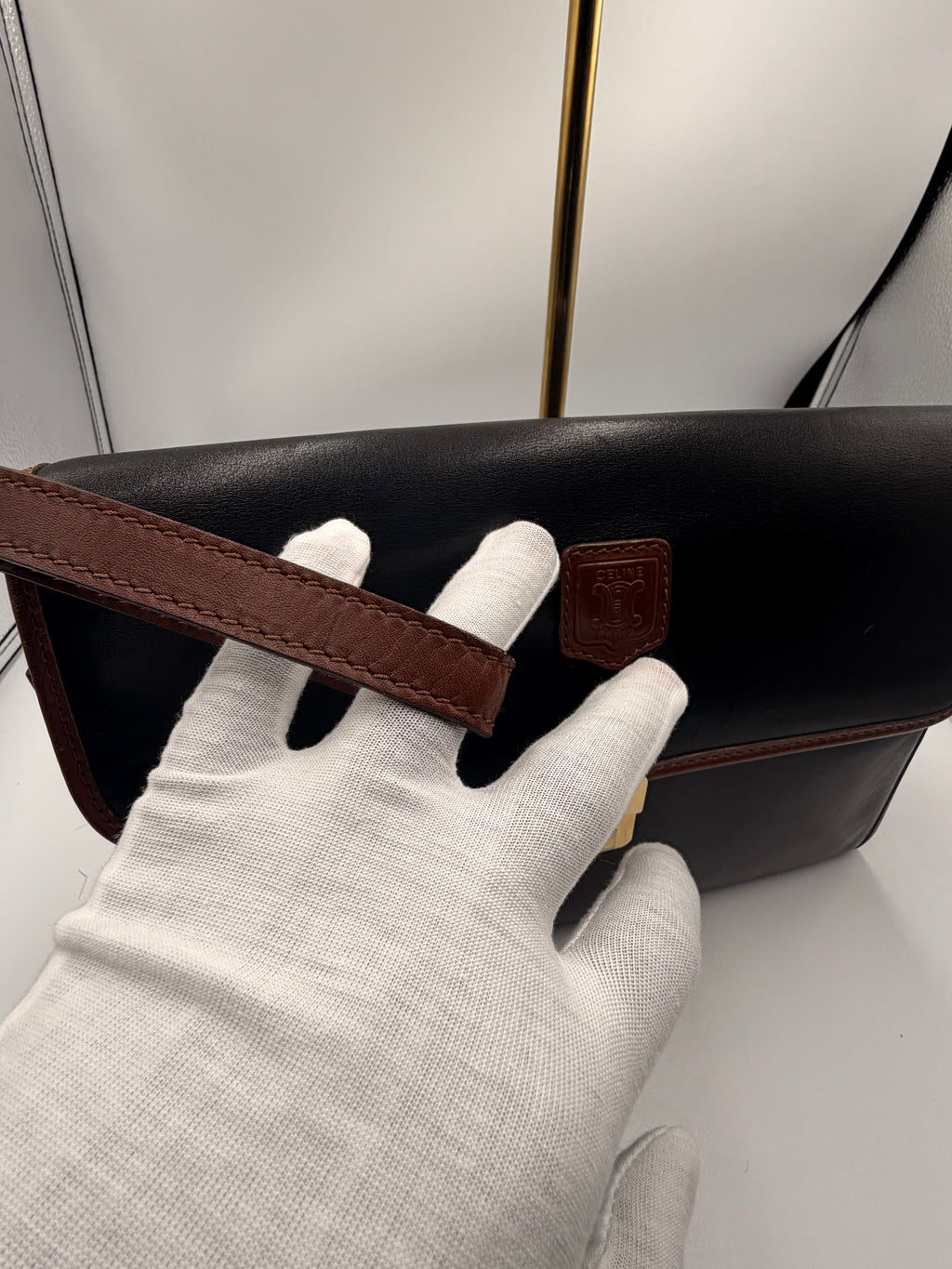 Celine Leather Wristlet
