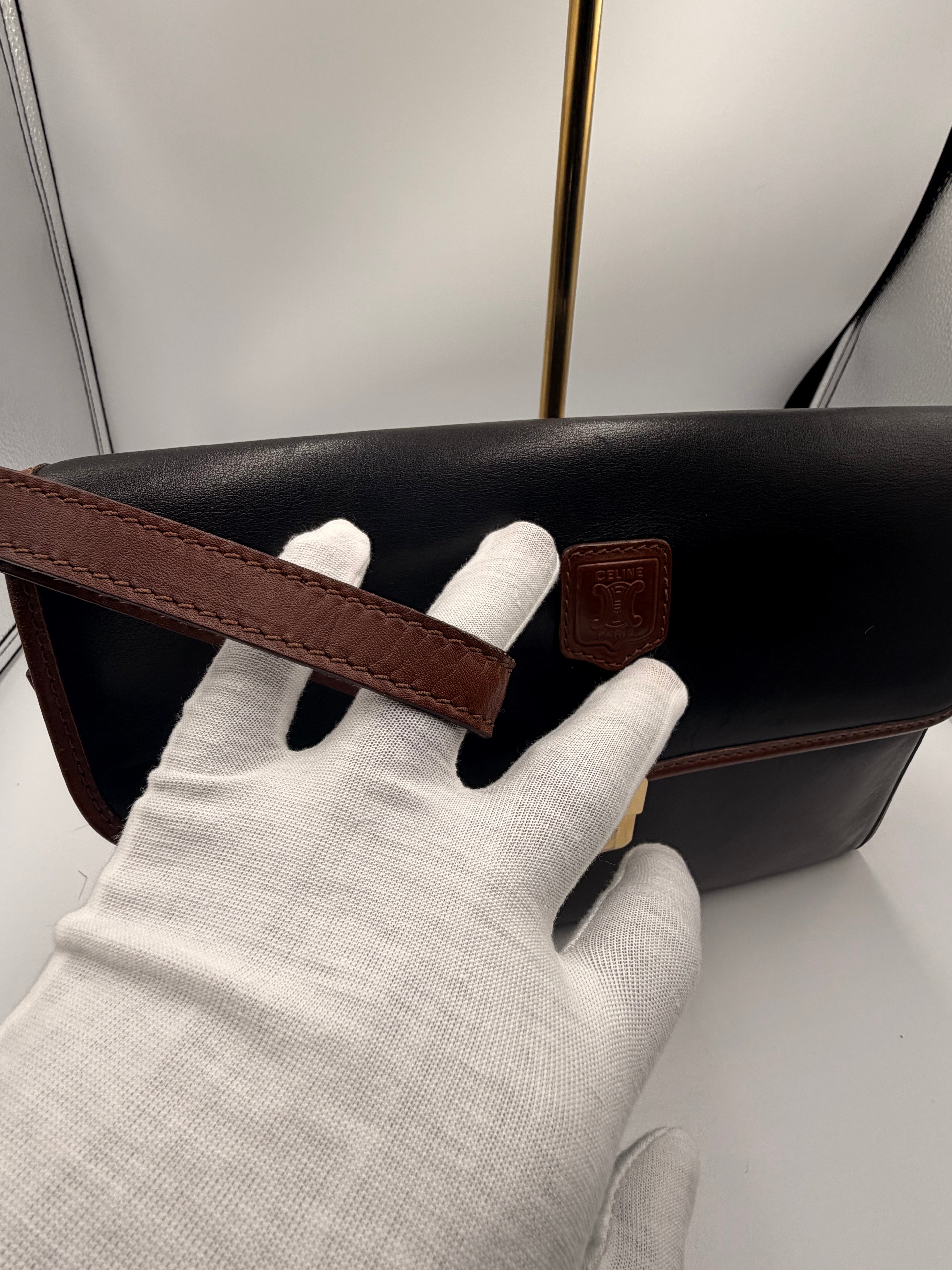 Celine Leather Wristlet