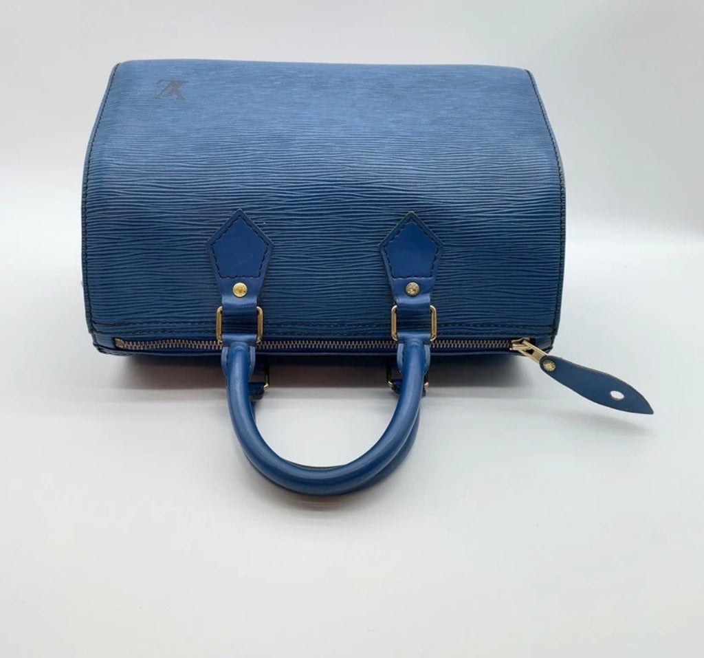 Louis Vuitton Speedy 25 Epi Toledo Blue