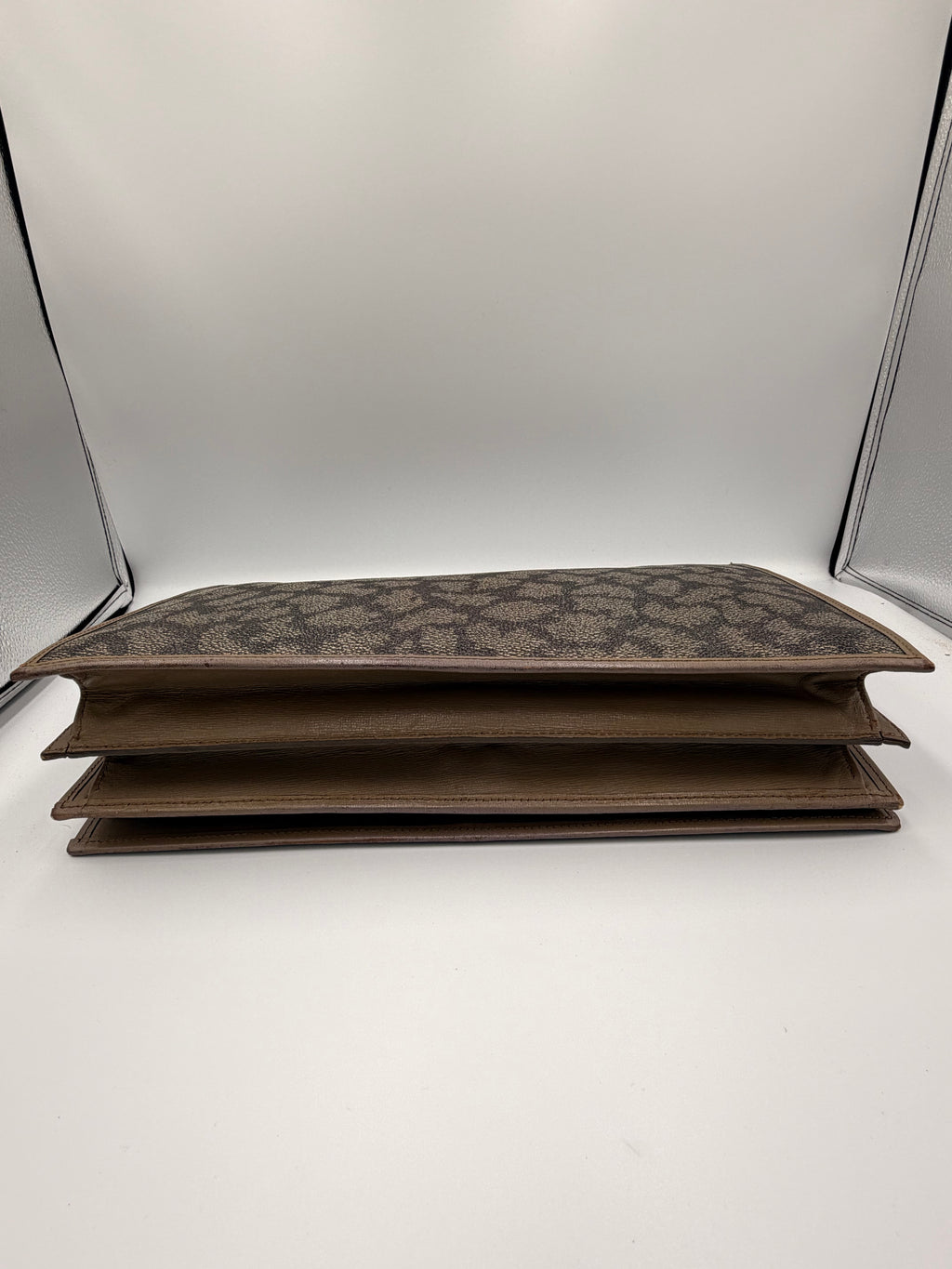 Yves Saint Laurent Monogram Canvas Clutch