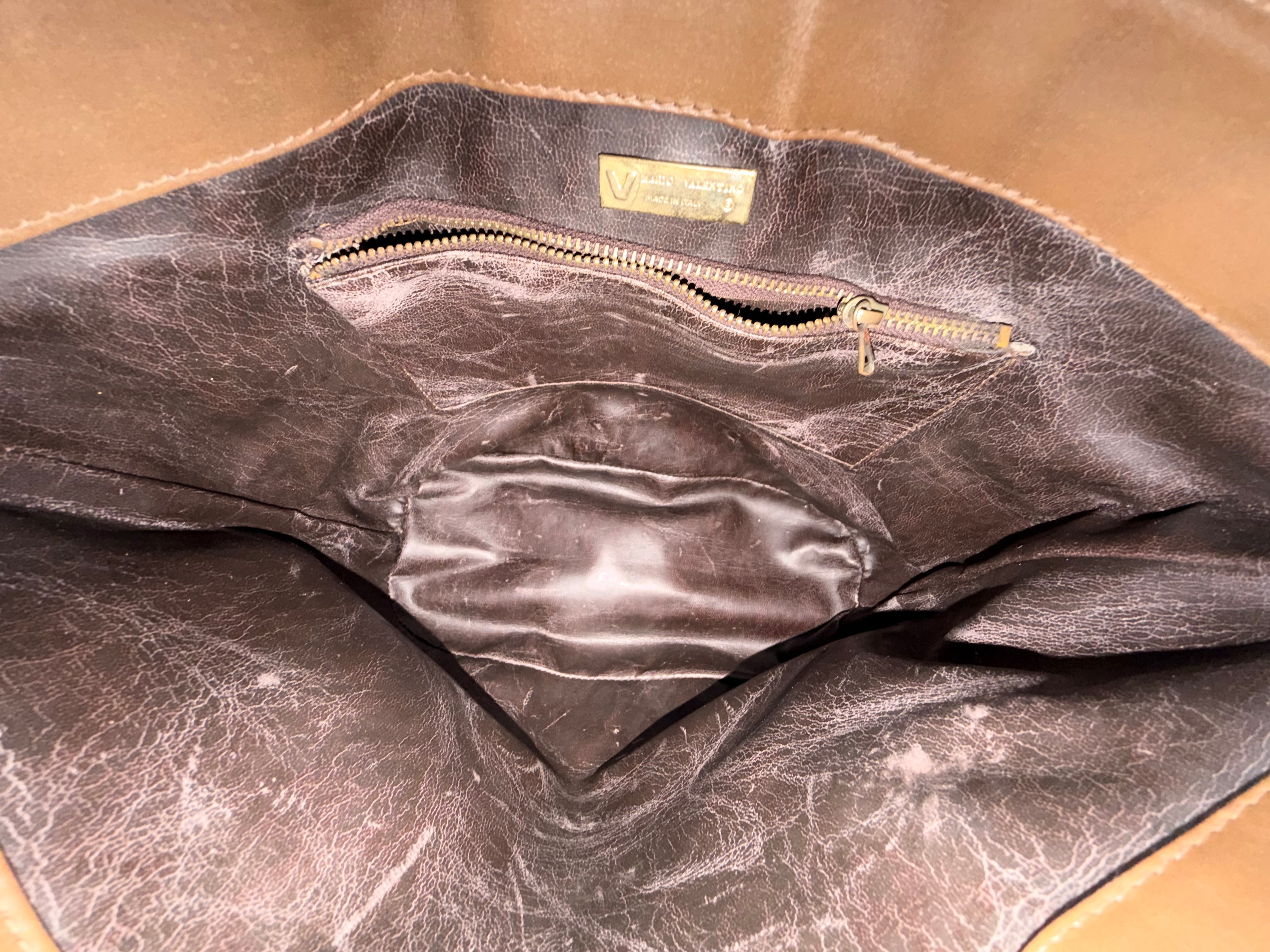 Valentino Monogram Bucket Shoulder Bag with Dust Bag