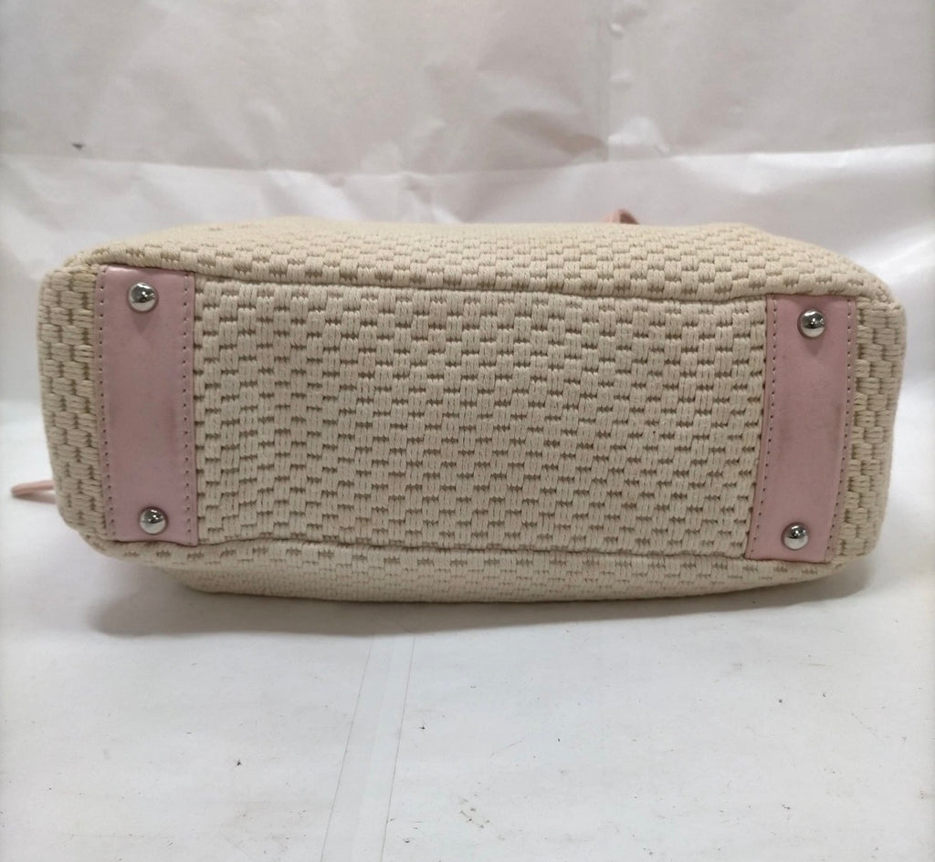 Chanel Pink Woven Shoulder Bag