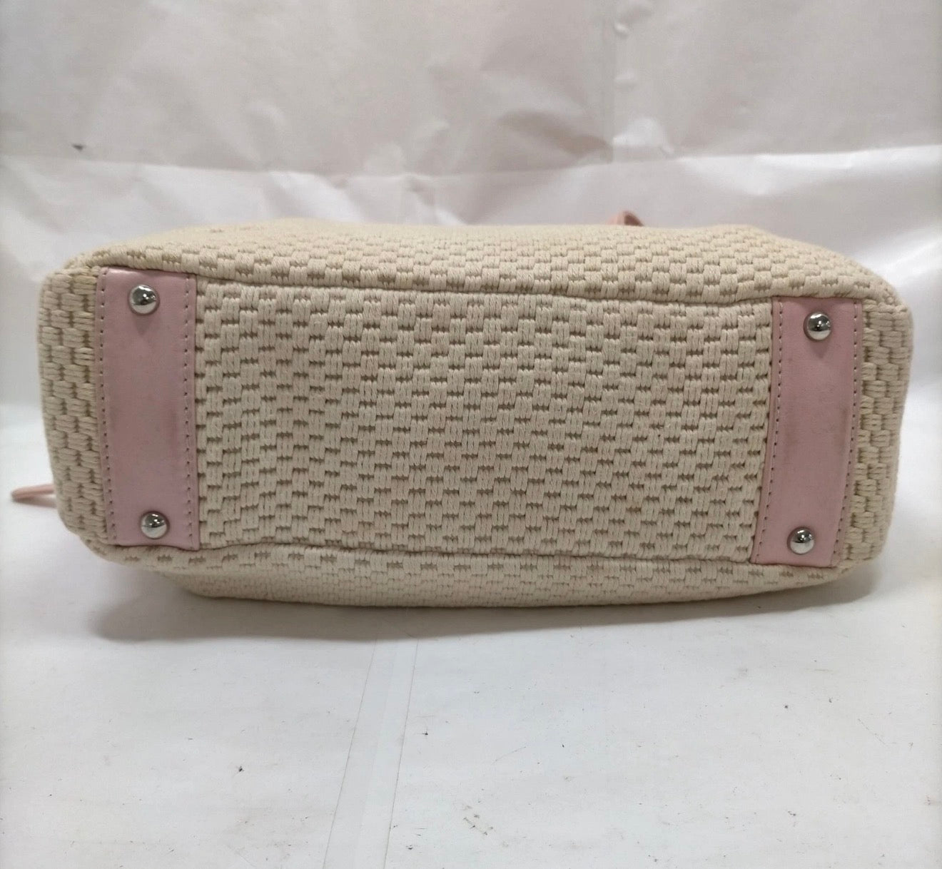 Chanel Pink Woven Shoulder Bag