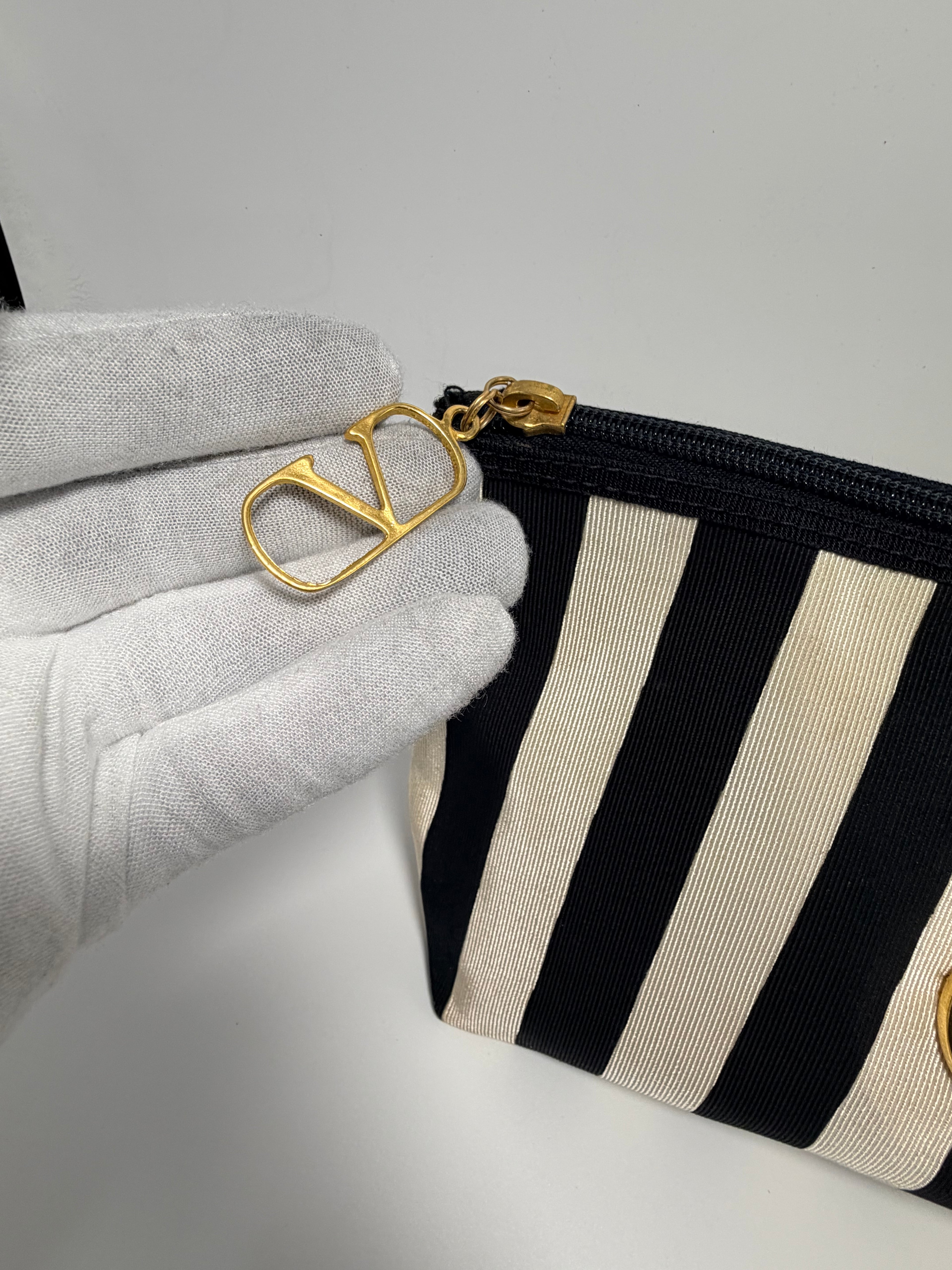 Valentino Garavani Striped Pouch