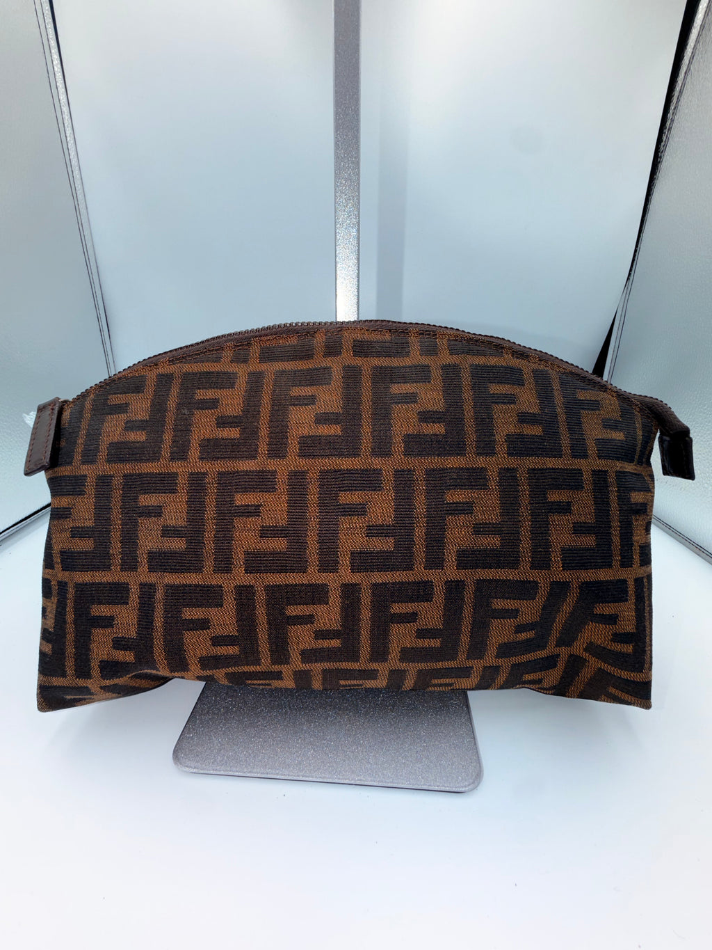 Fendi Zucca FF Monogram Cosmetic Pouch