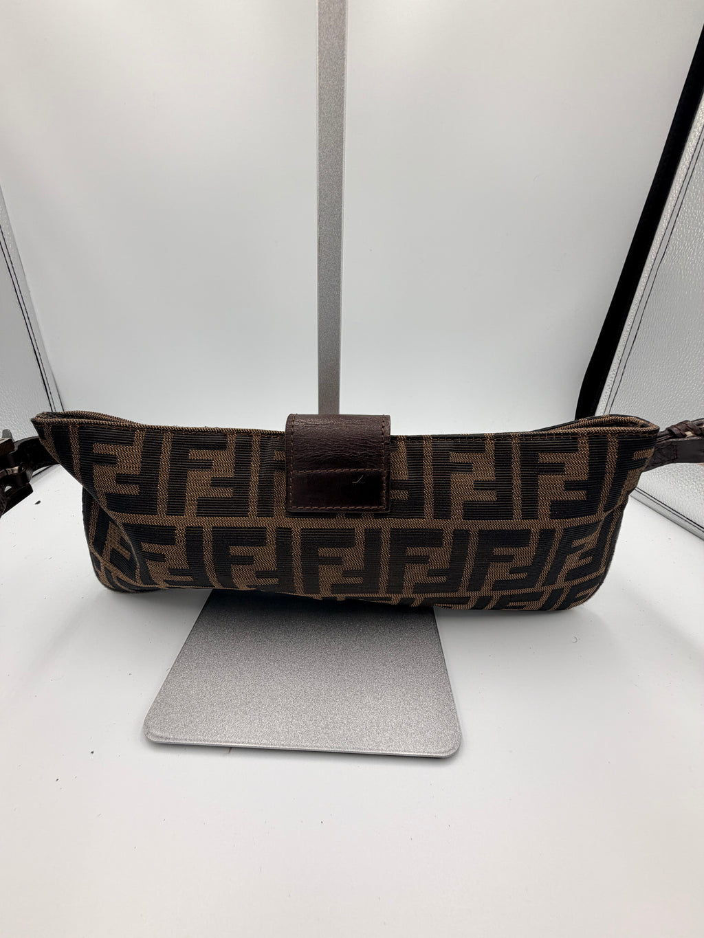 Fendi Zucca Baguette Shoulder Bag