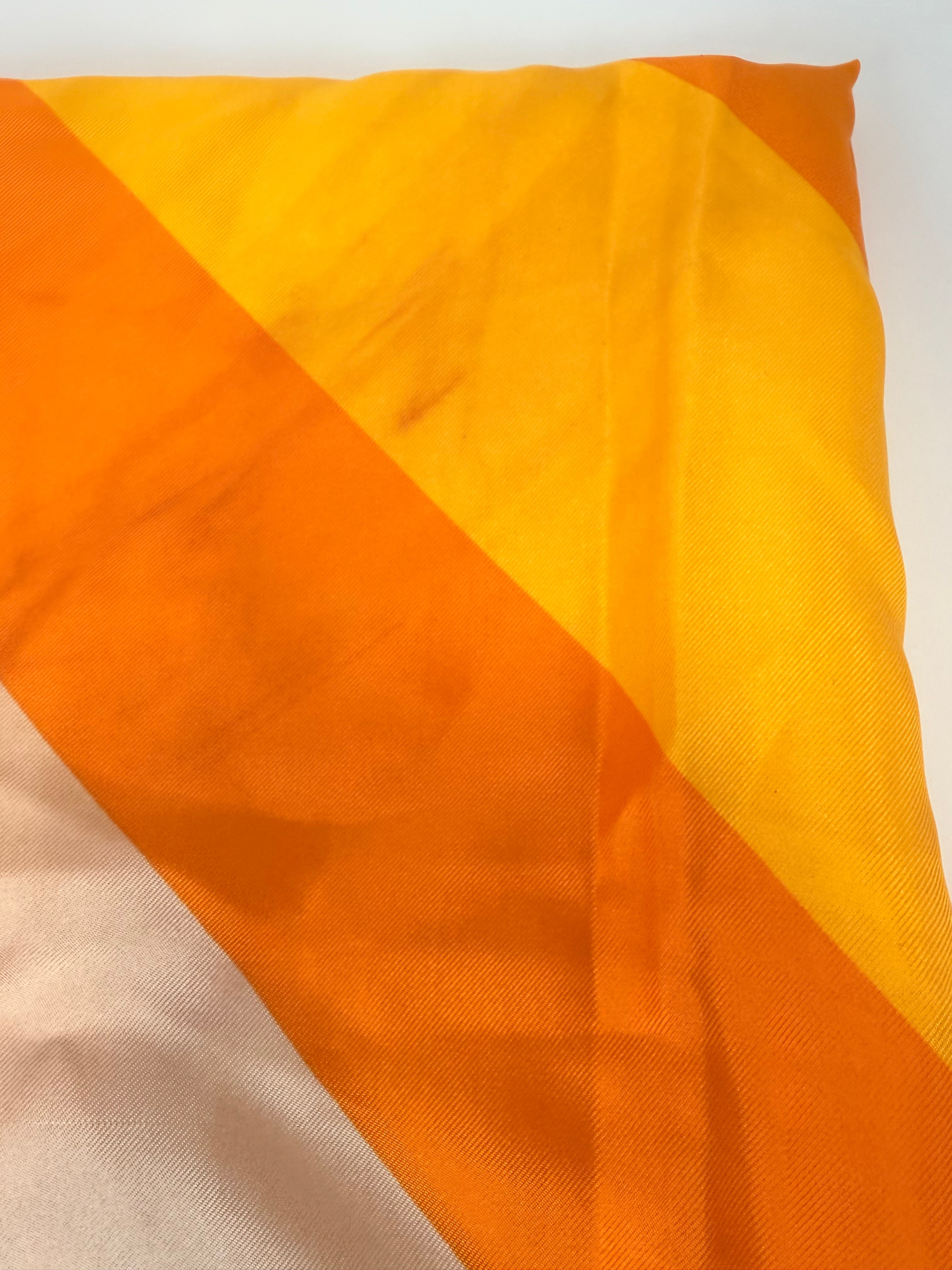 Yves Saint Laurent Geometric Silk Scarf