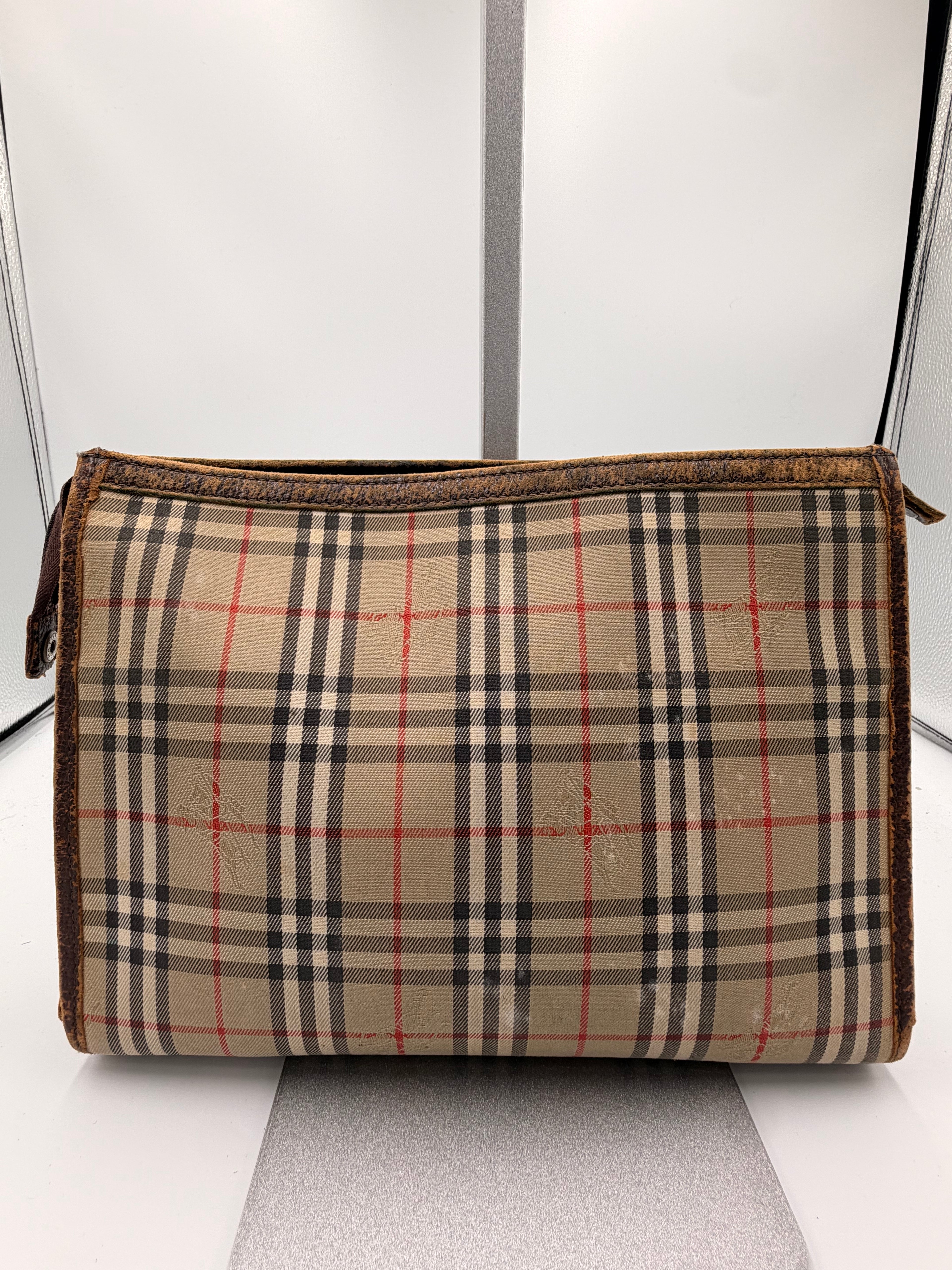Burberry Nova Check Portfolio Clutch