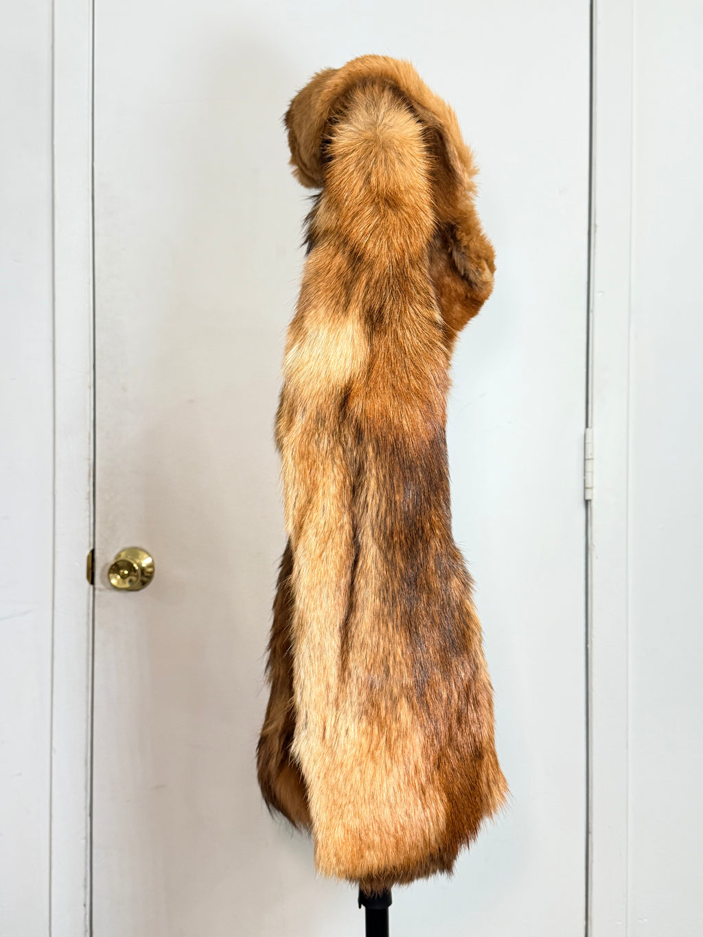 Vintage Red Fox Fur Coat – Small 019