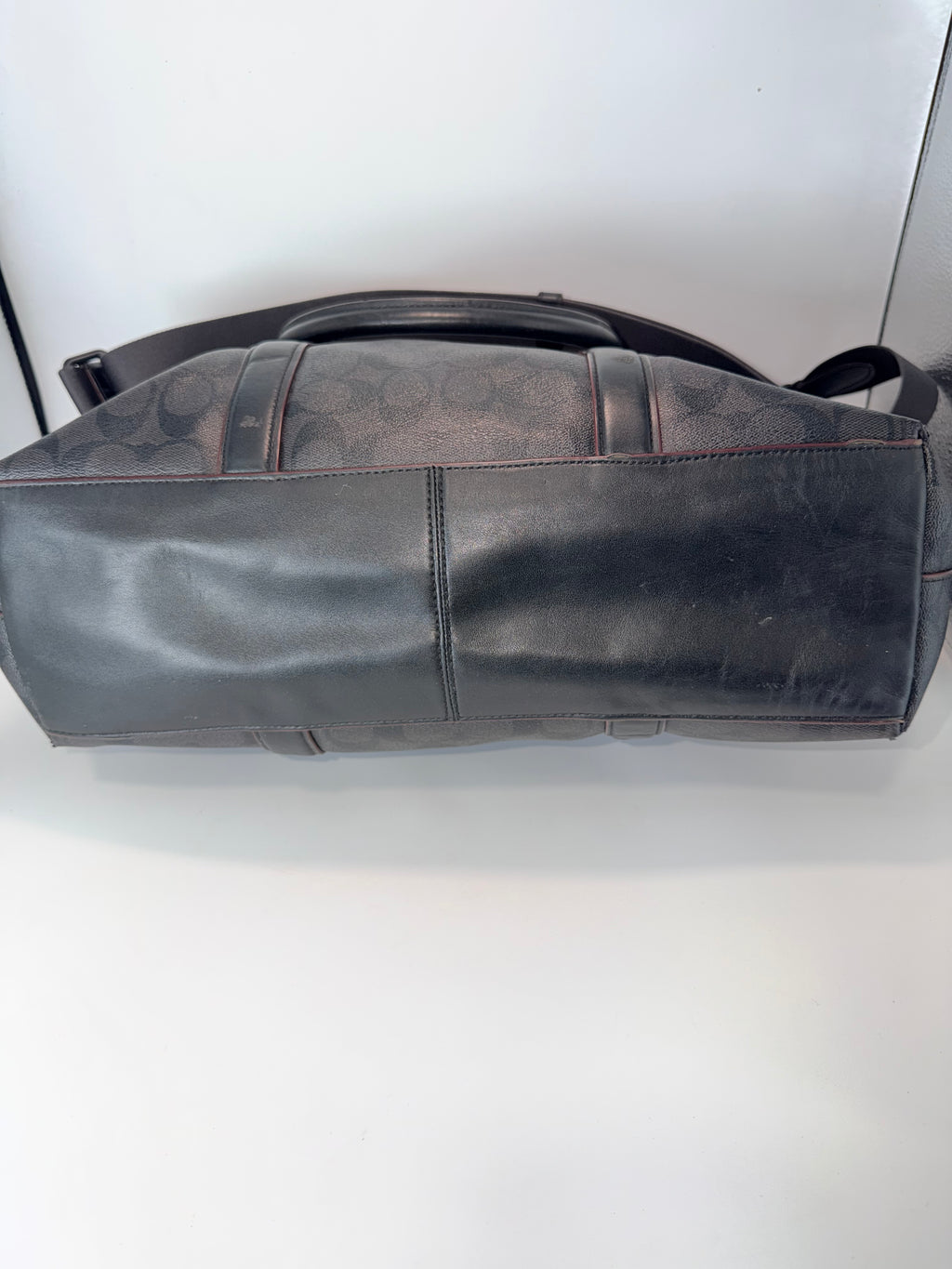 Coach Signature Tote Bag – Black/Grey