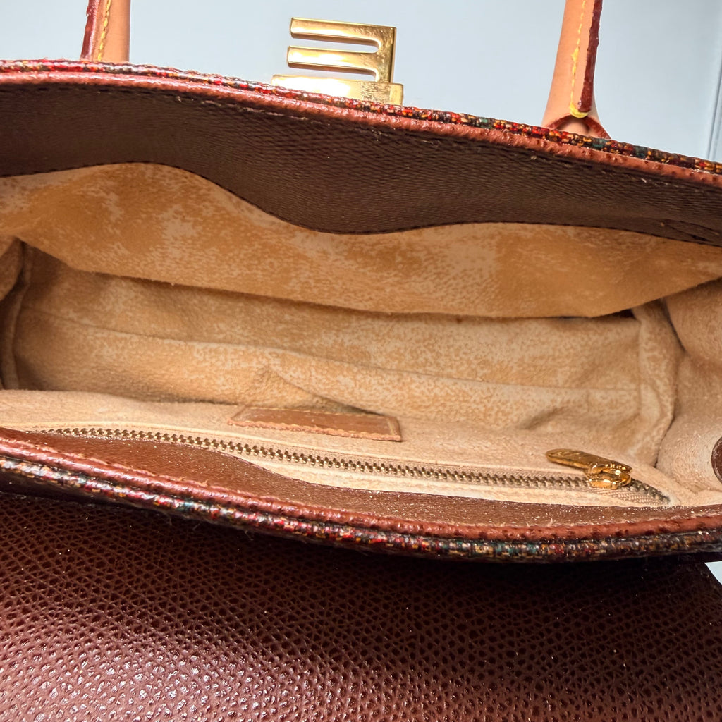 Etro Top Handle Bag with Crossbody Strap