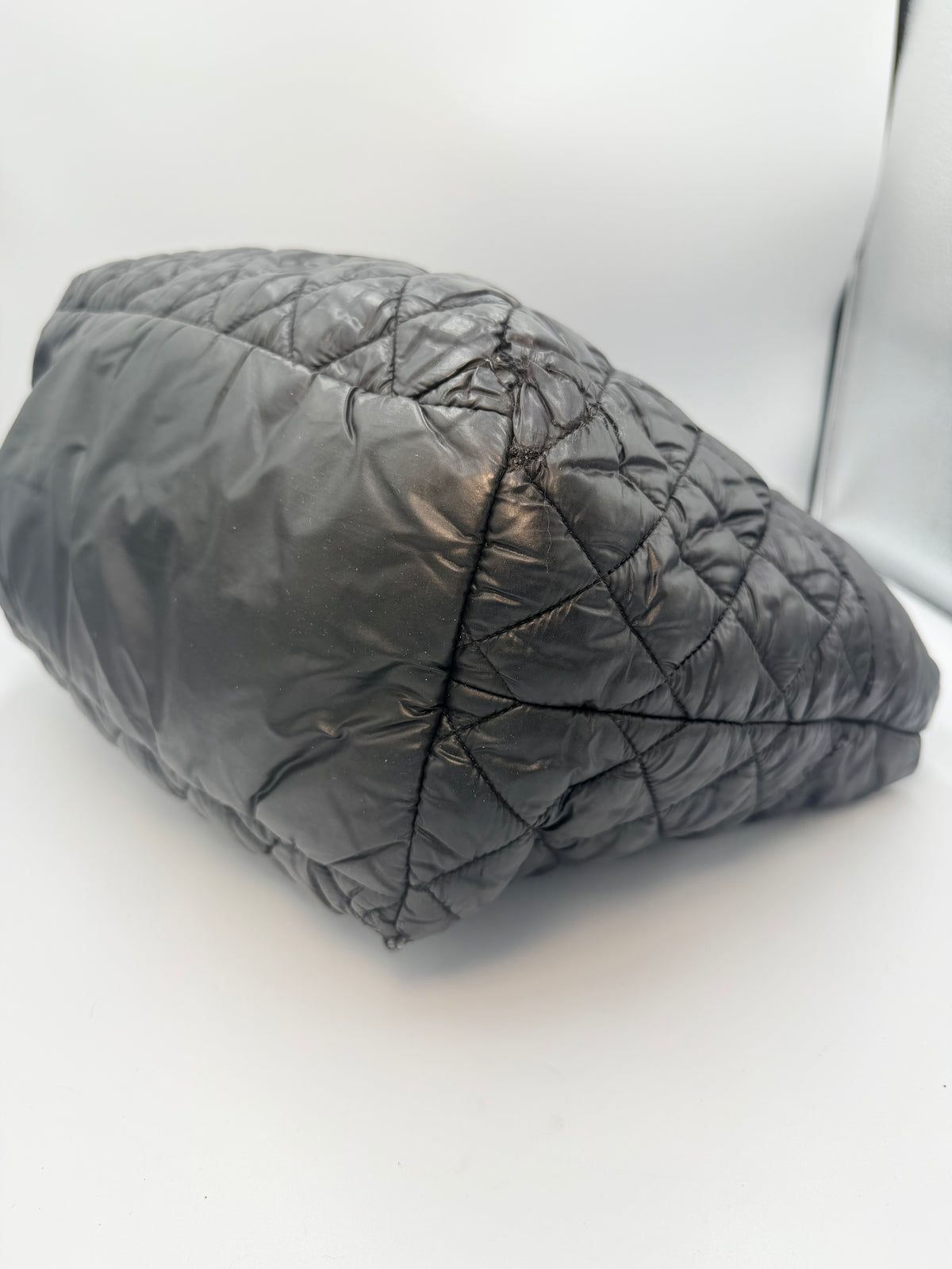 Chanel Coco Cocoon Quilted Nylon Tote – Black