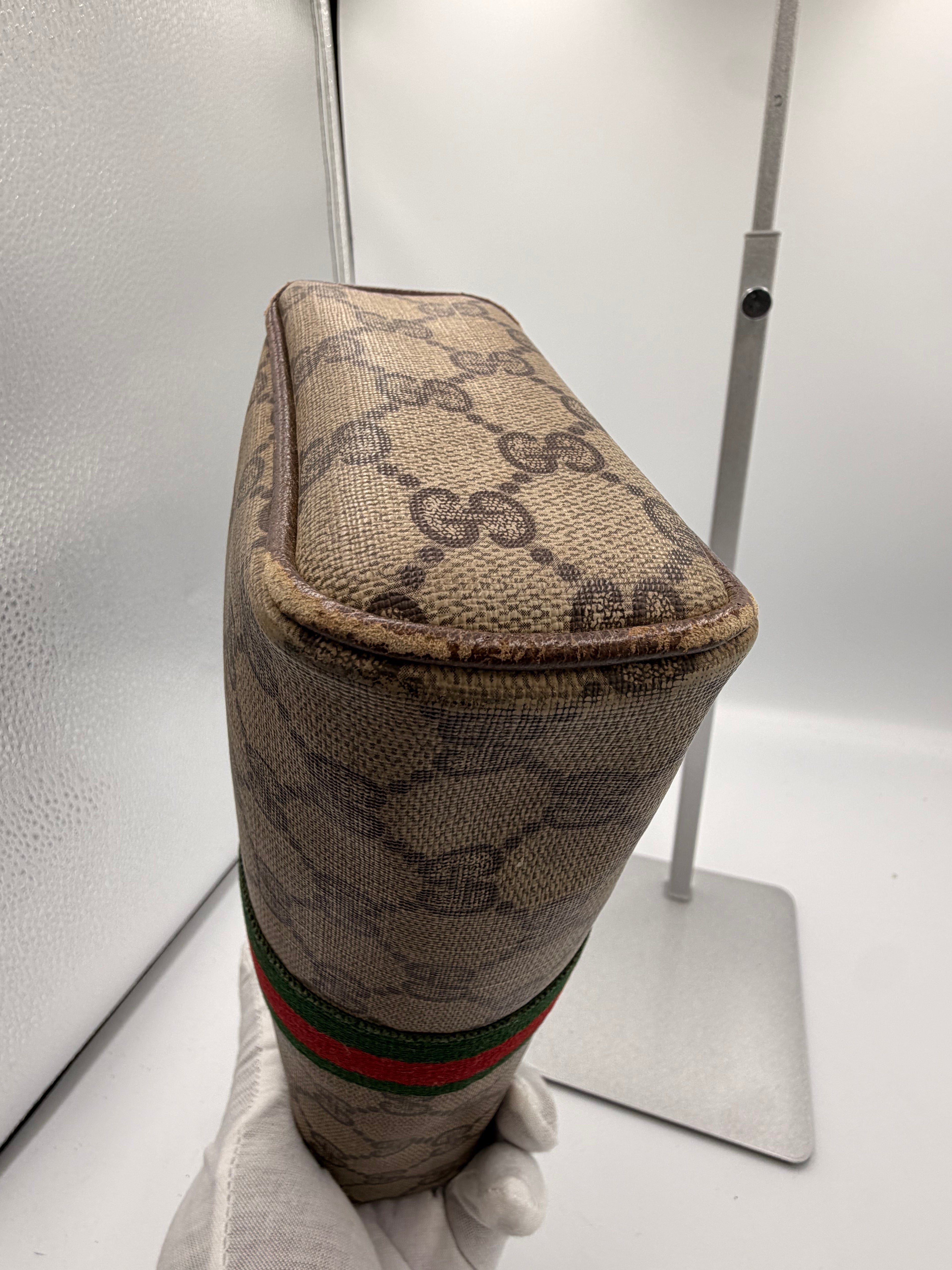 Gucci GG Supreme Web Cosmetic Pouch / Toiletry Case