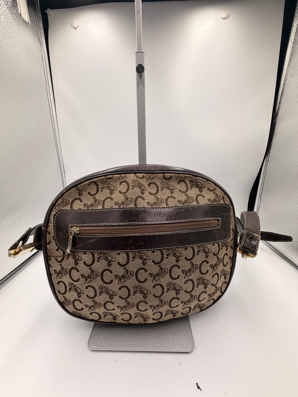 Celine Macadam Oval Crossbody Bag