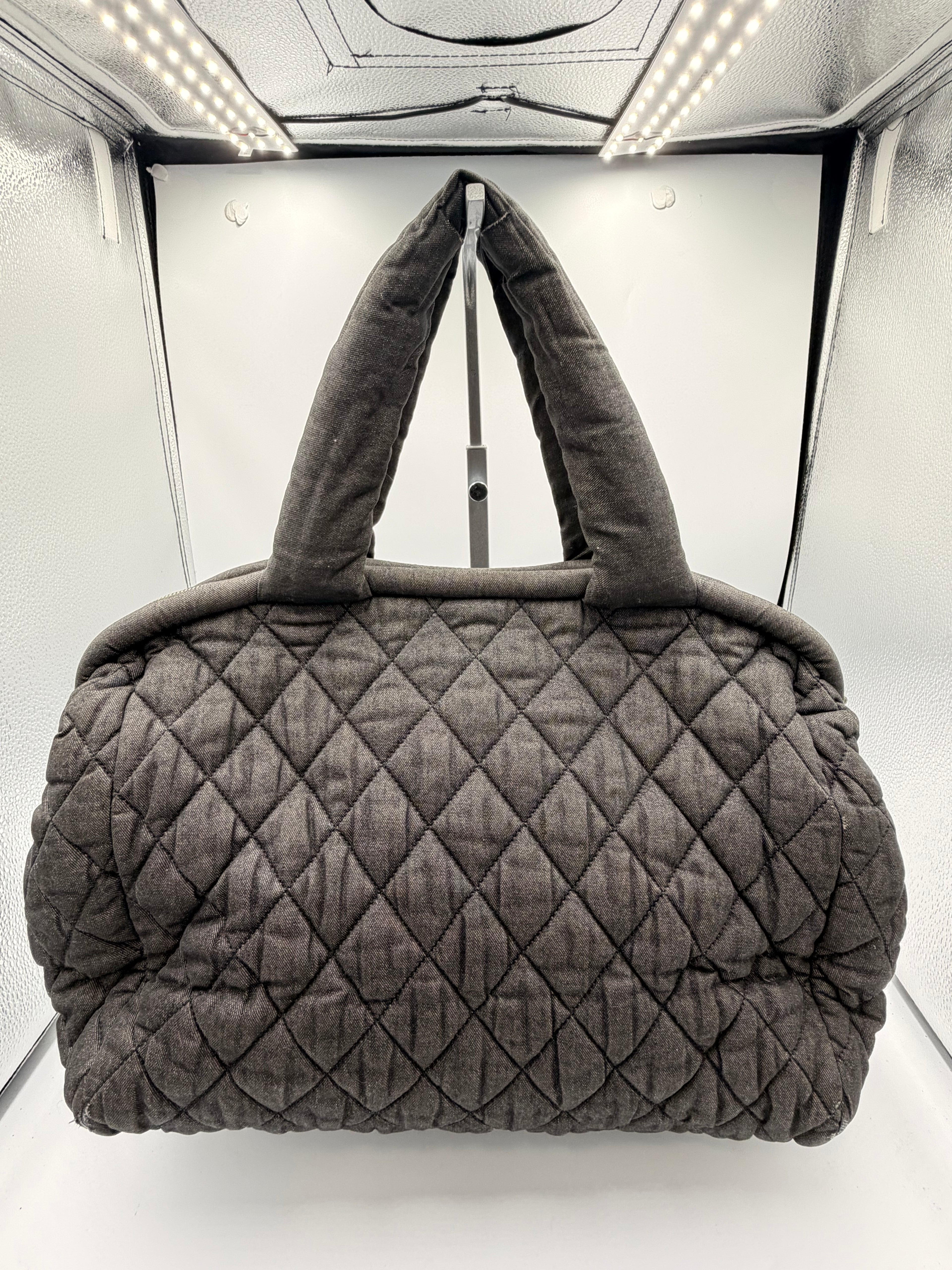 Chanel Quilted Coco Cocoon Boston Bag