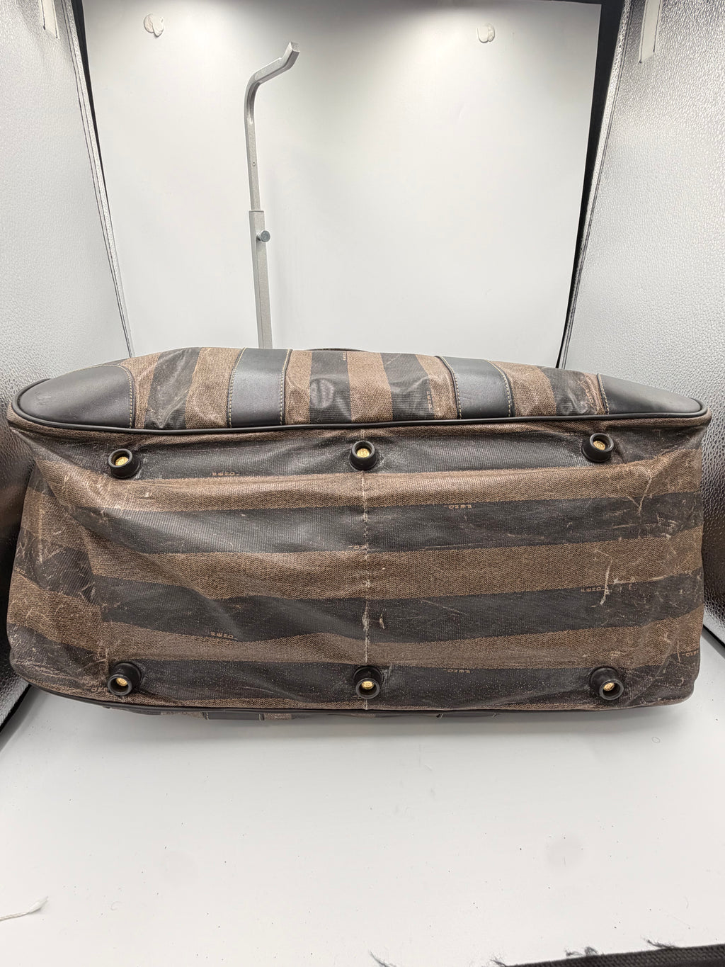 Fendi Pequin Weekender Travel Bag