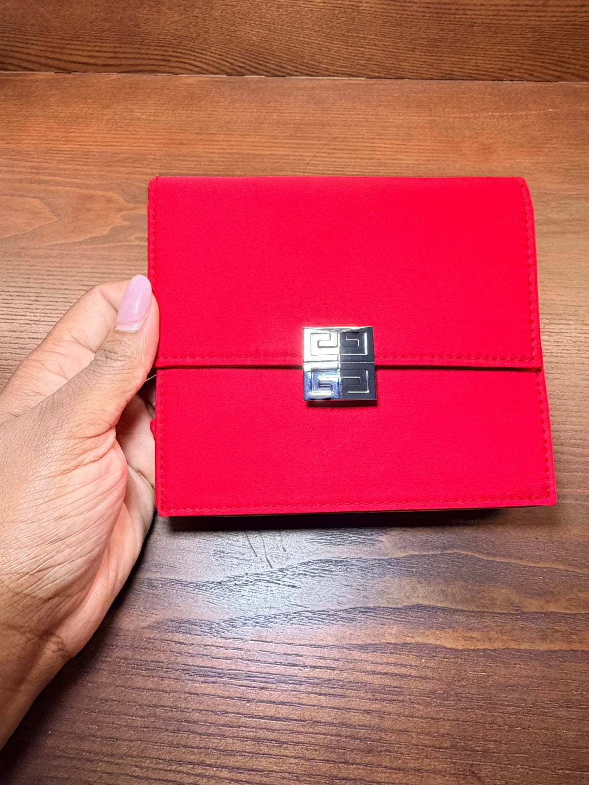 Givenchy Red Nylon Pouch
