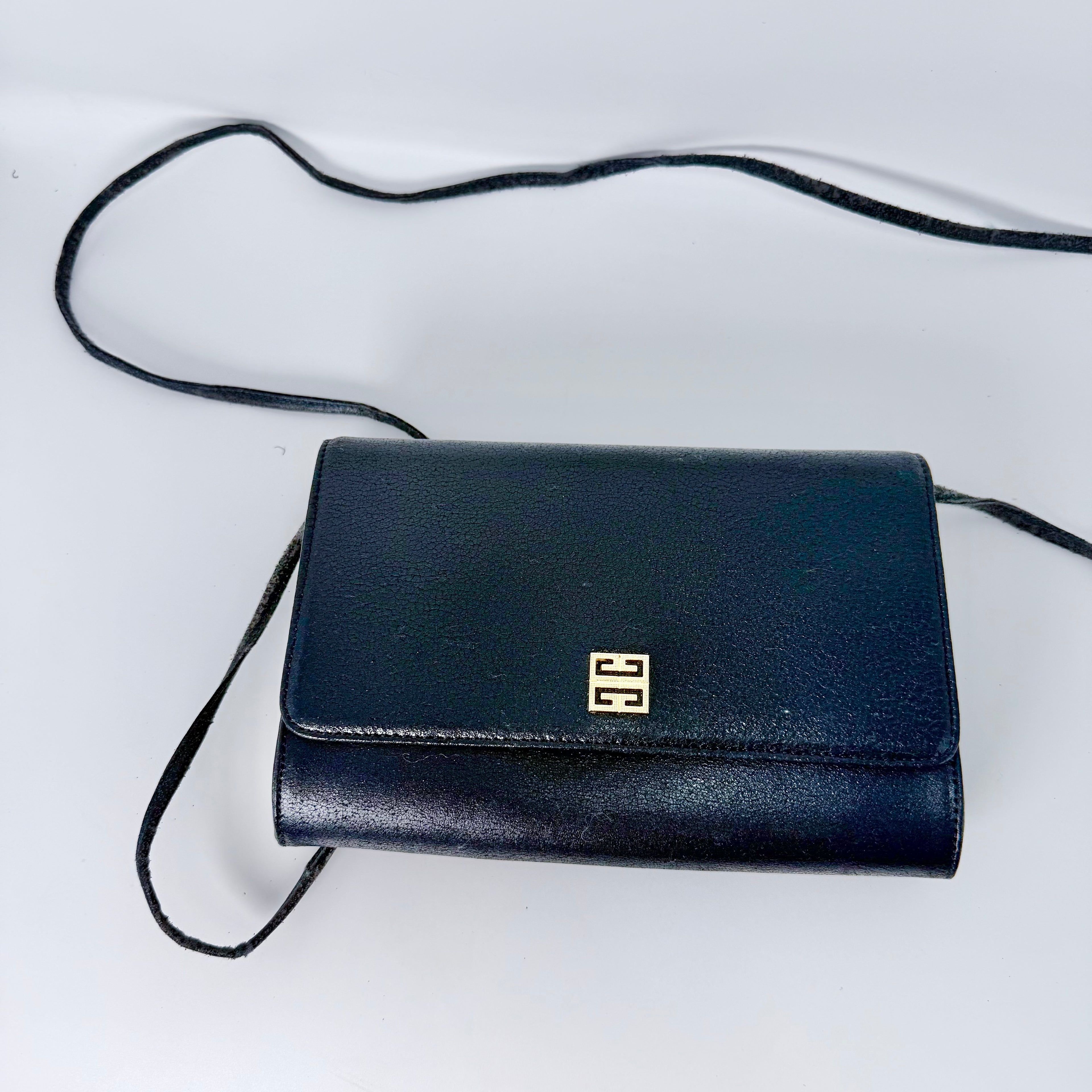 Givenchy Blue Leather Crossbody