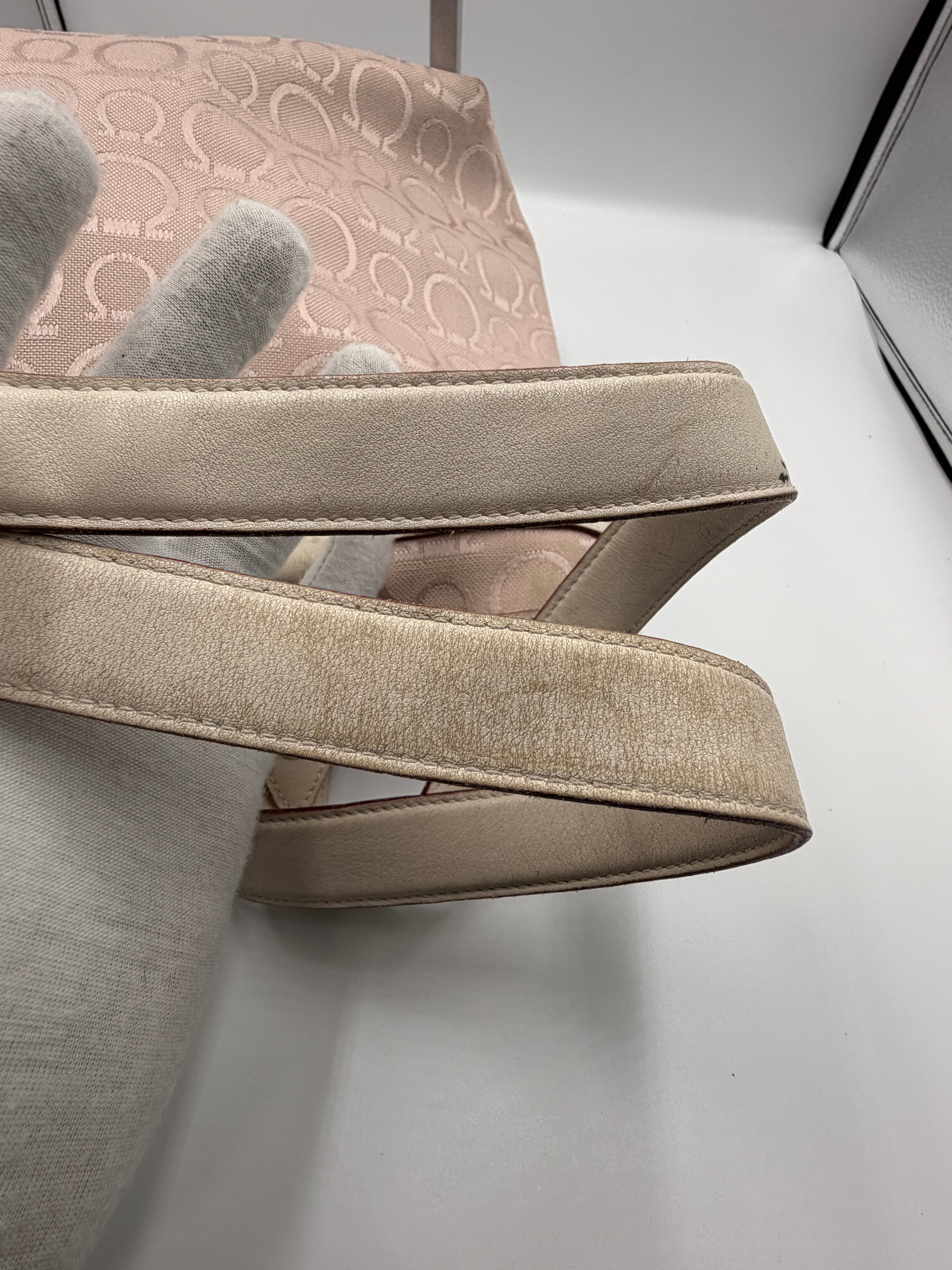 Salvatore Ferragamo Gancini Jacquard Tote