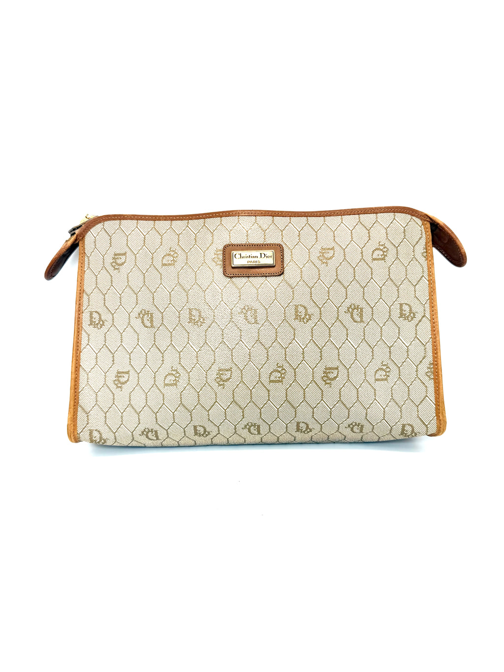 Christian Dior Honeycomb Clutch / Pouch