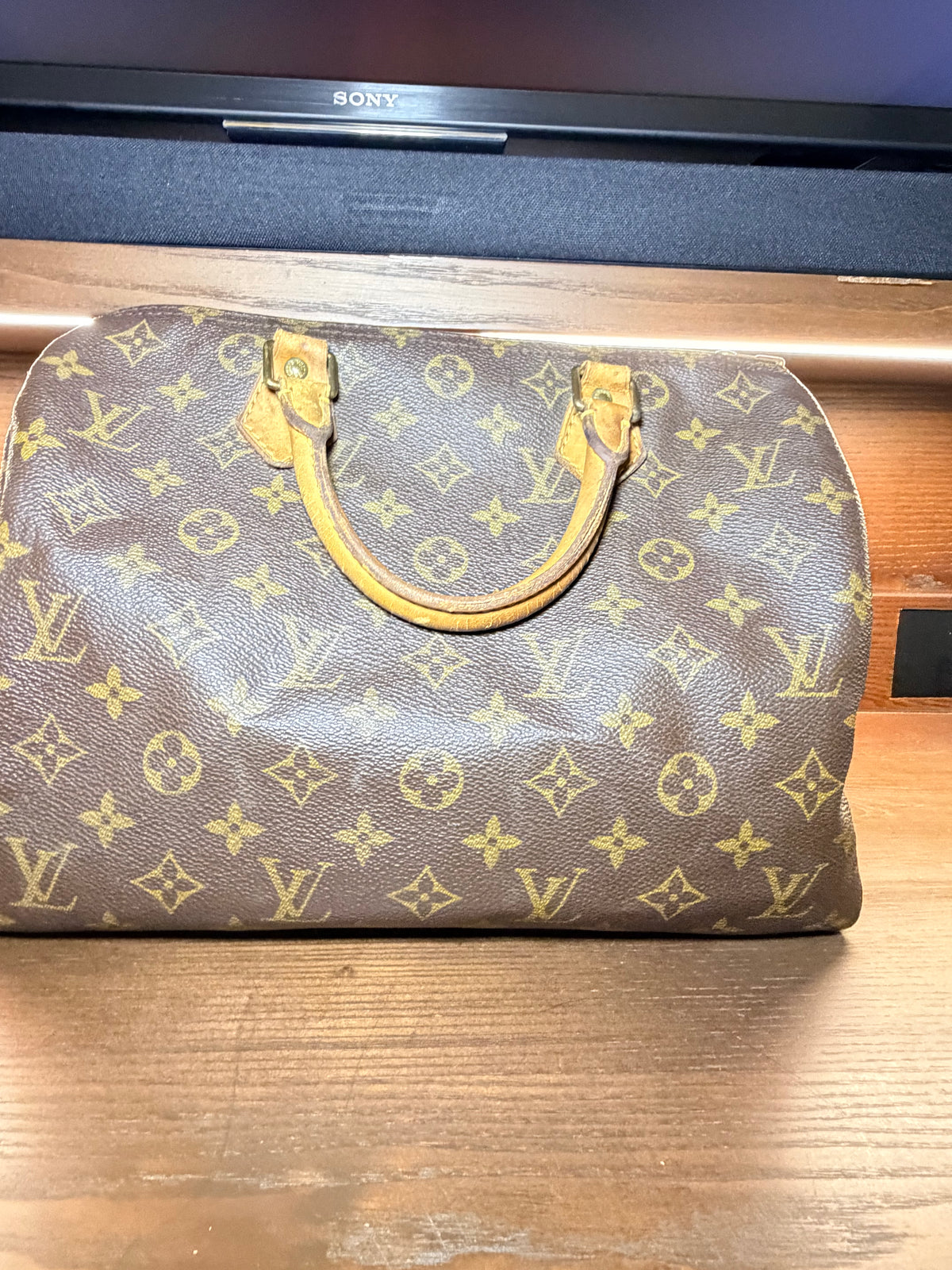Louis Vuitton Monogram Speedy 30 with Lock and Key
