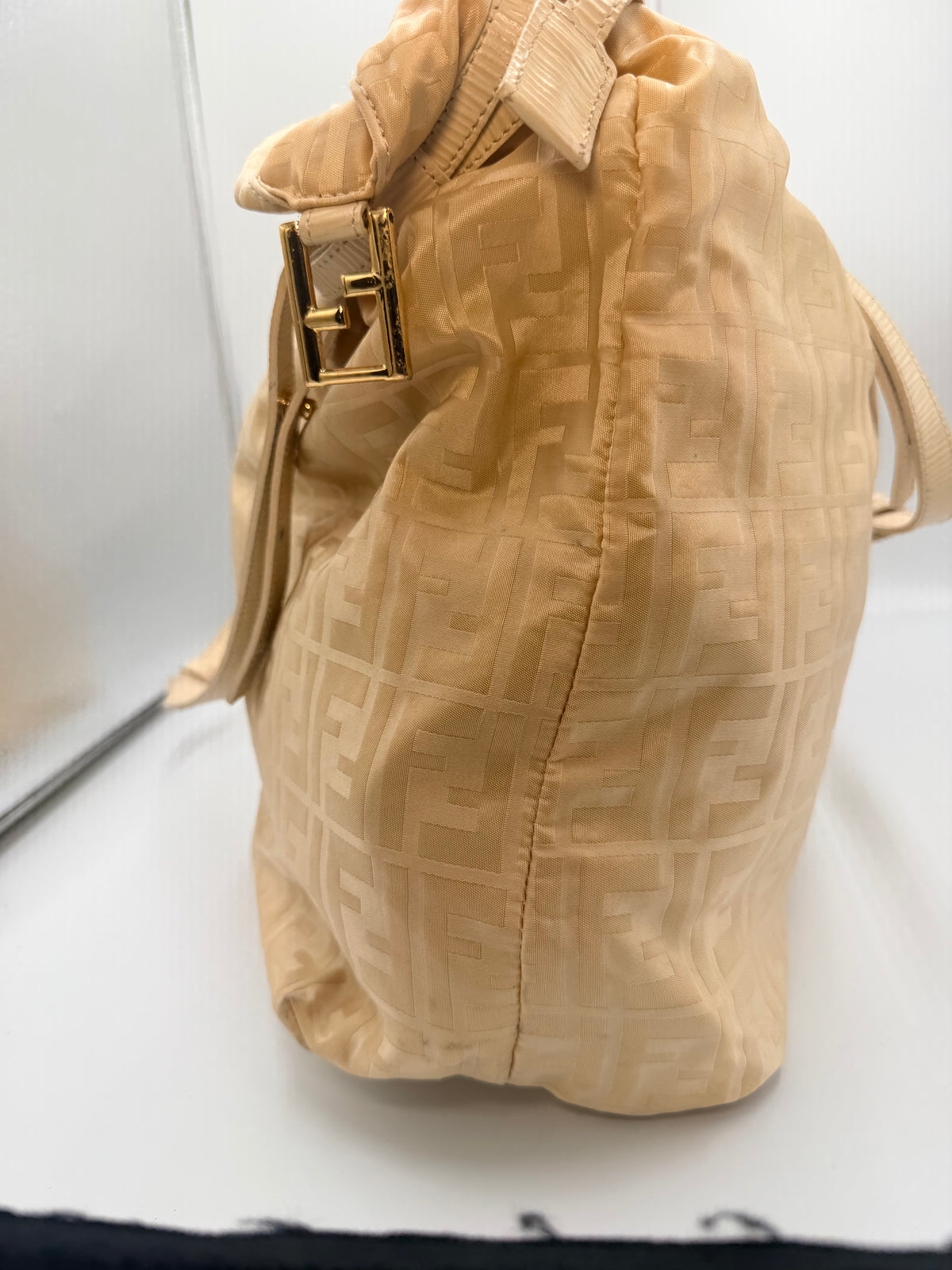Fendi Large Zucca Monogram Tote Bag – Beige