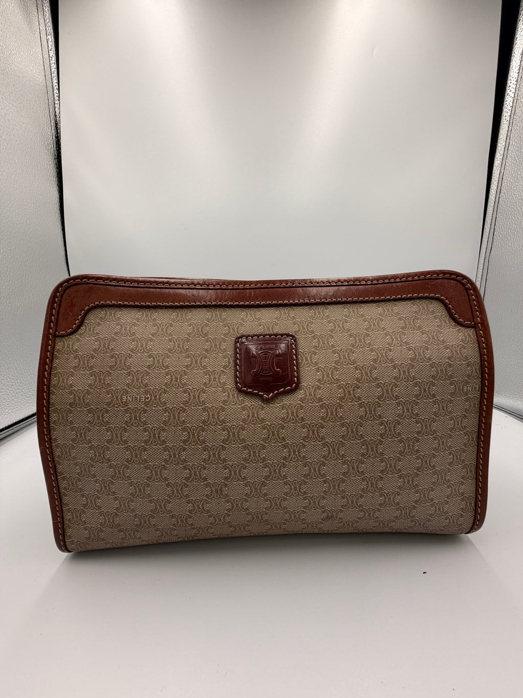 Celine Vintage Macadam Clutch / Pochette
