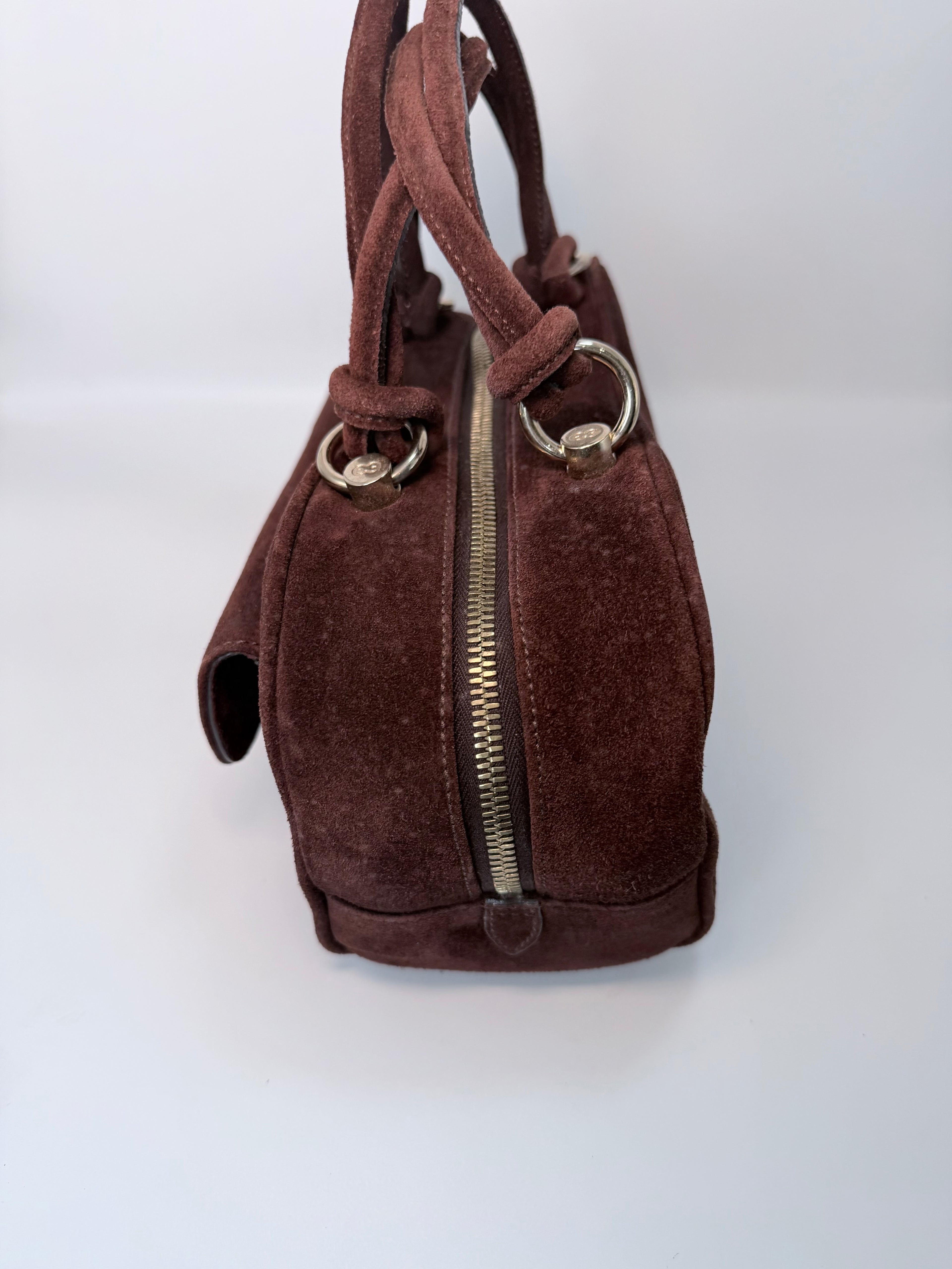 Vintage Escada Suede Heart Bag