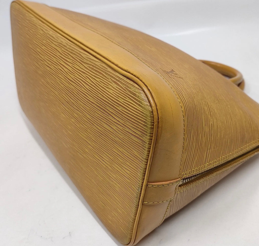 Louis Vuitton Yellow Epi Alma PM