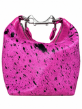 Pierre Laborde One-of-One Hot Pink Pony Hair & Leather Bag