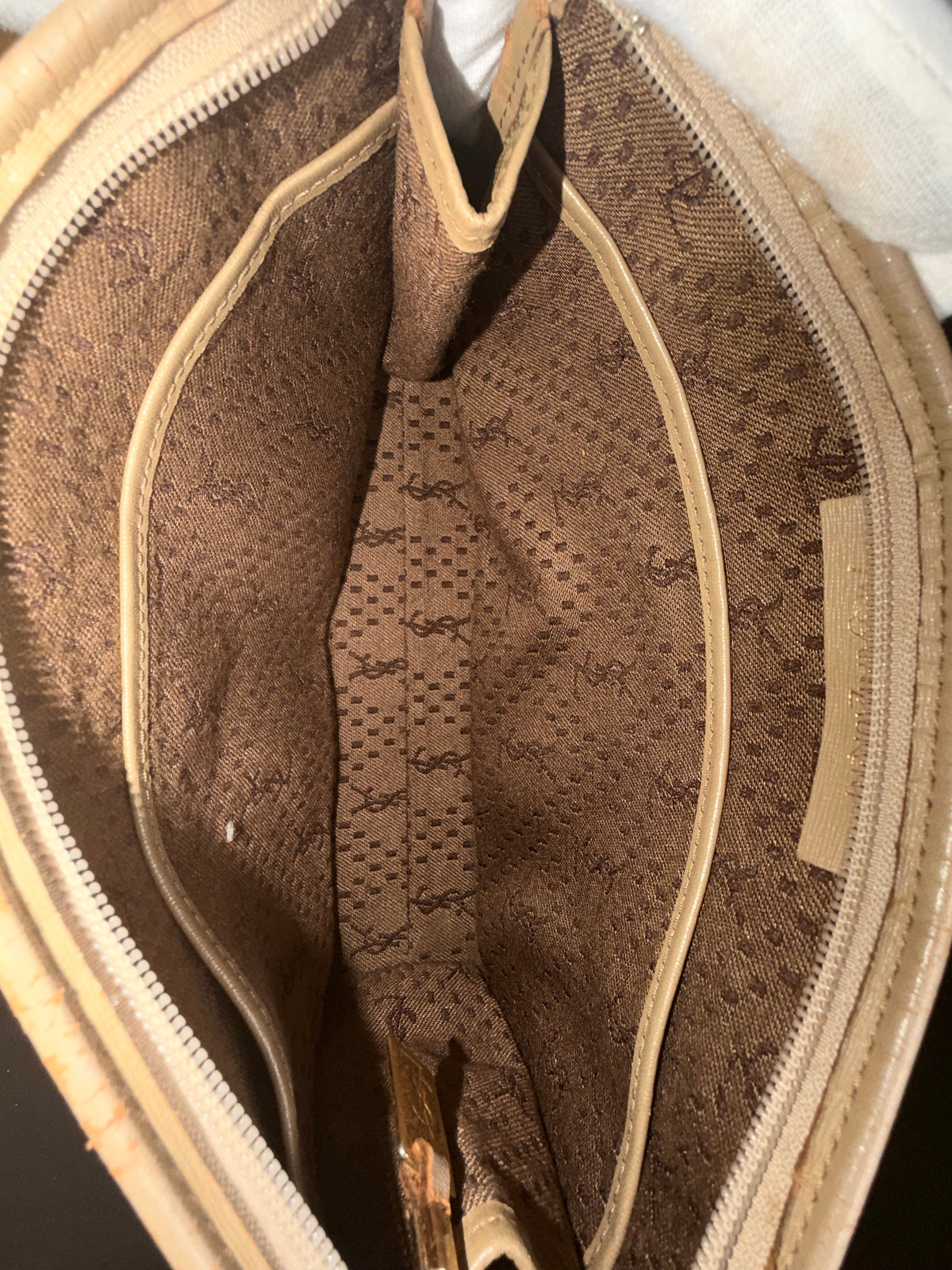 Yves Saint Laurent Canvas Clutch / Pouch