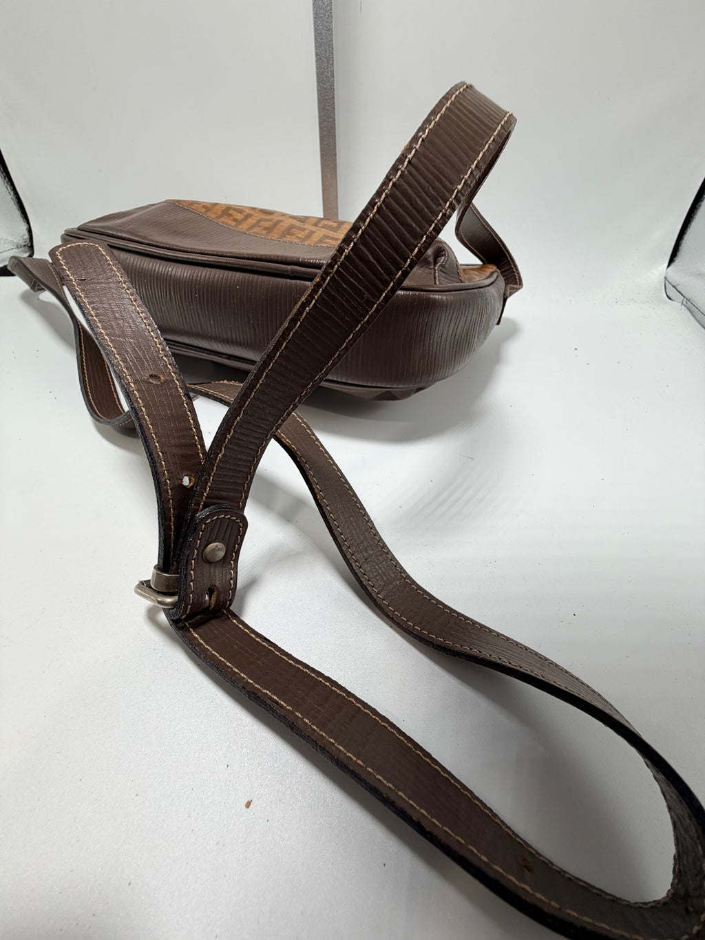 Fendi Zucca Crossbody Bag – Brown FF Monogram