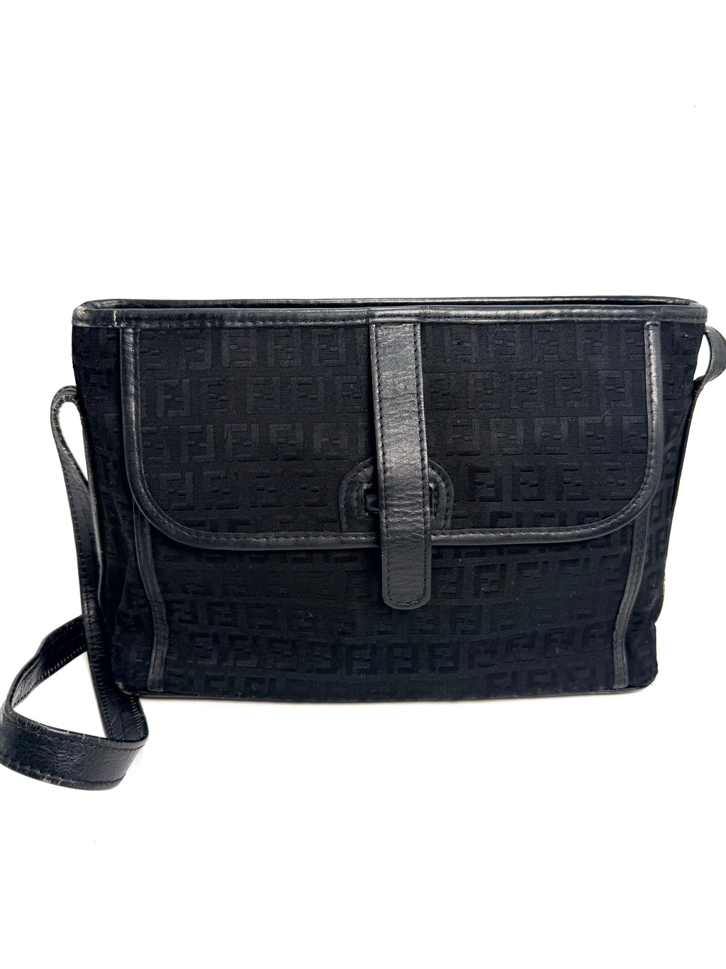 Fendi Black Monogram Shoulder Bag