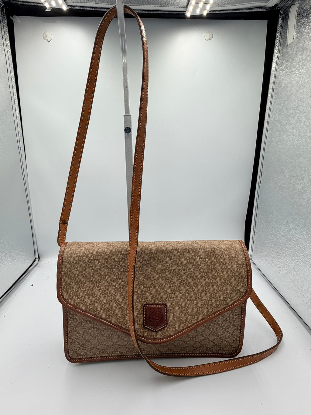 Celine Macadam Envelope Crossbody Bag
