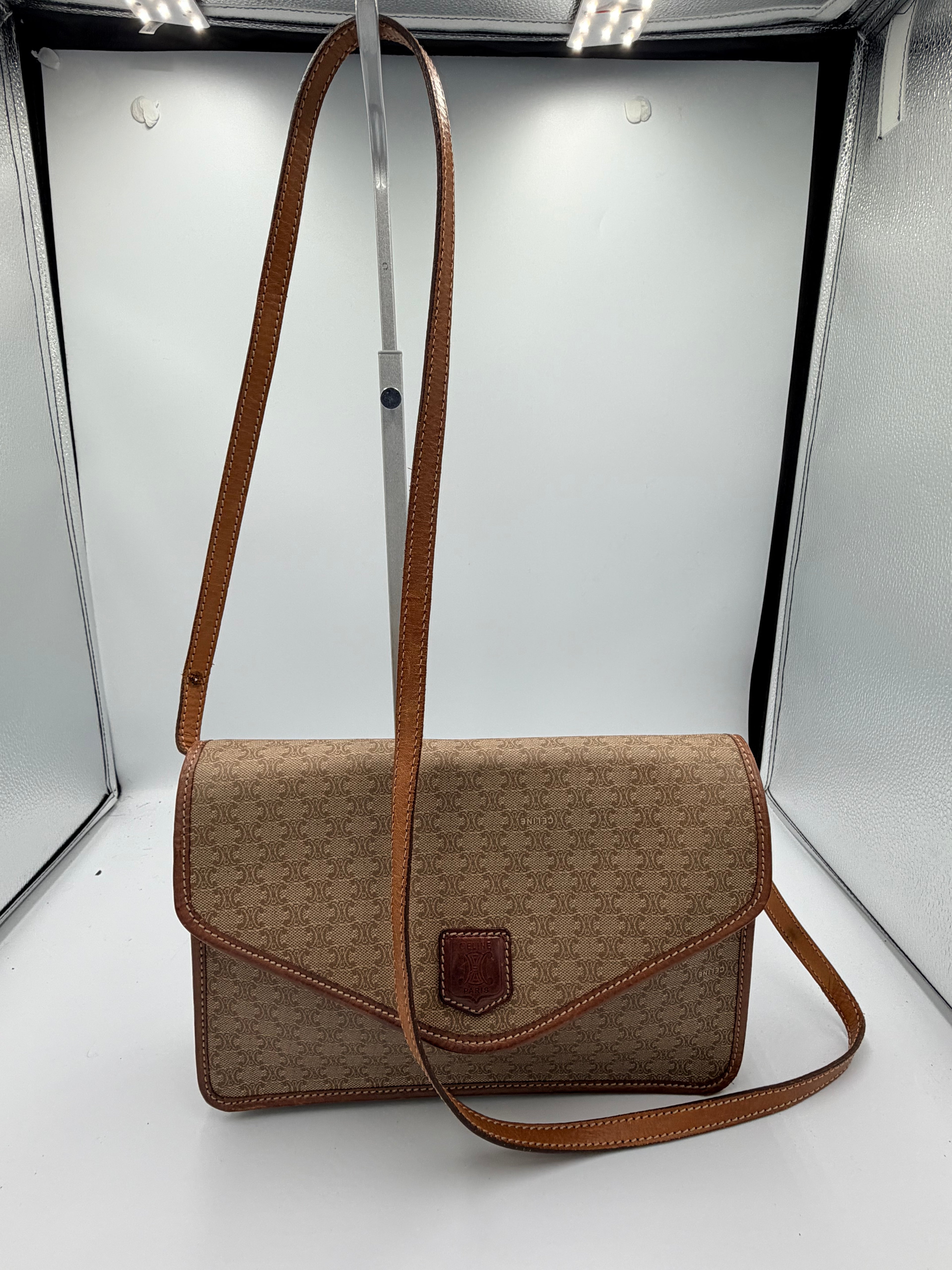 Celine Macadam Envelope Crossbody Bag
