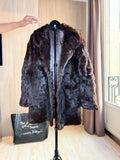 Vintage Rabbit Fur Coat – L/XL - 044