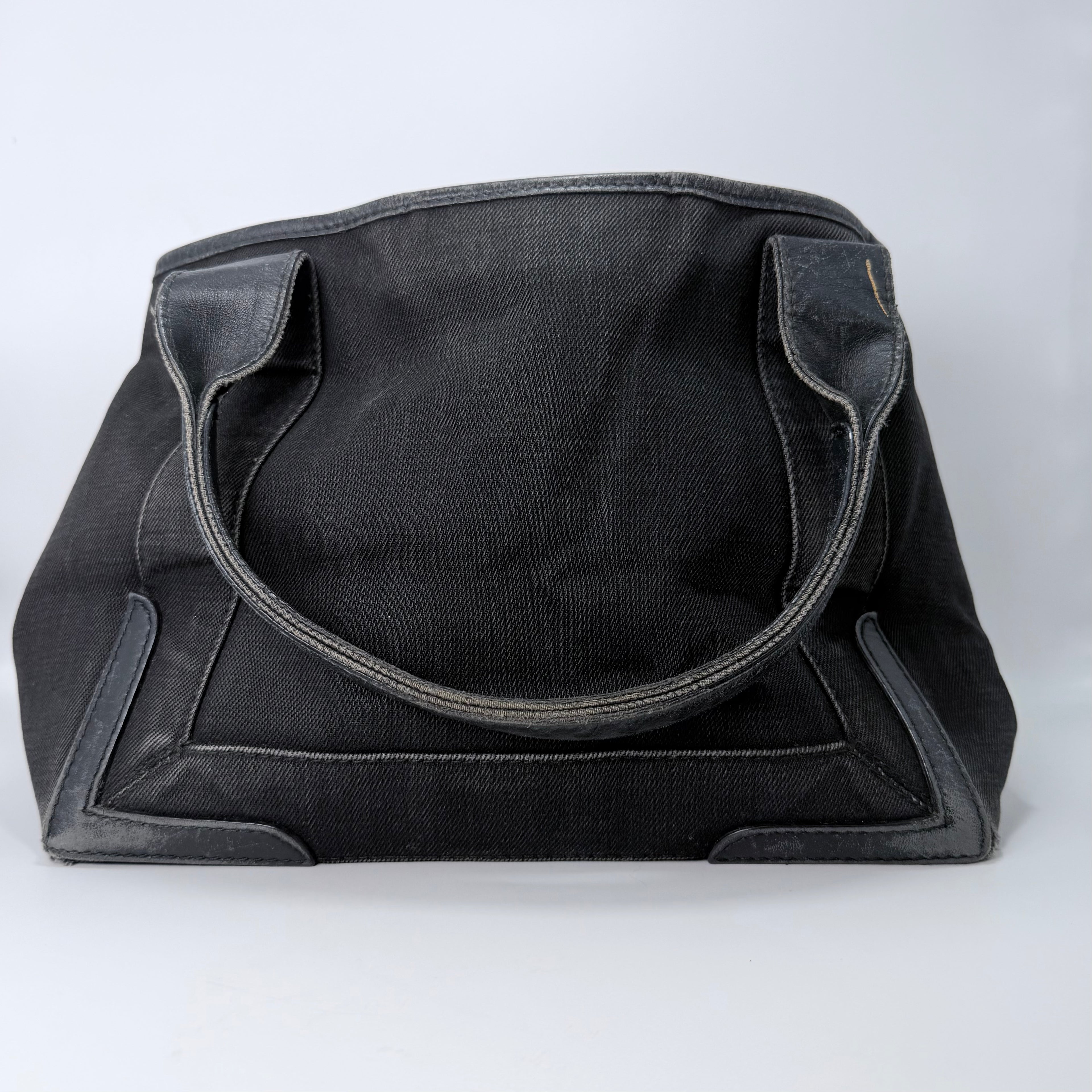 Balenciaga Black Canvas Tote